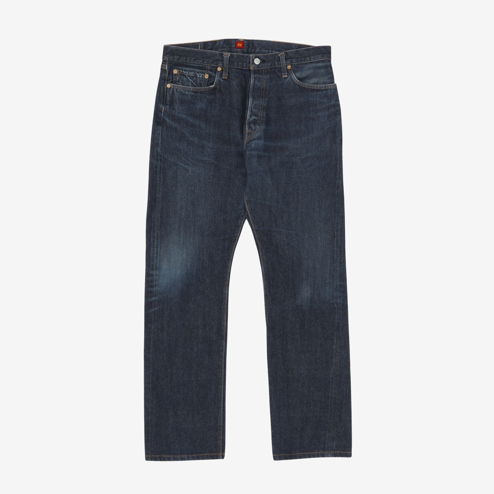 710 Slim Straight Selvedge Denim (34W X 31L)