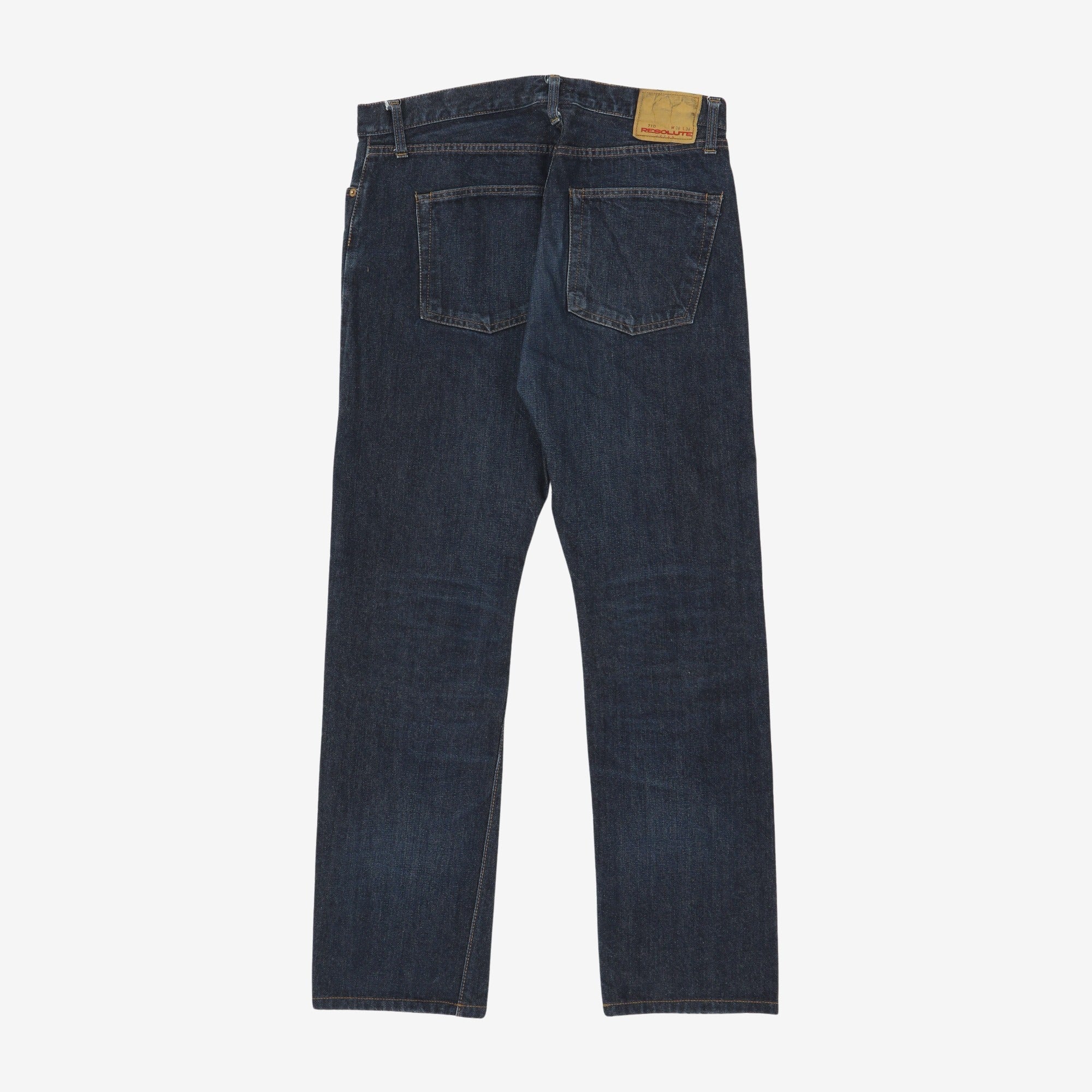 710 Slim Straight Selvedge Denim (34W X 31L)