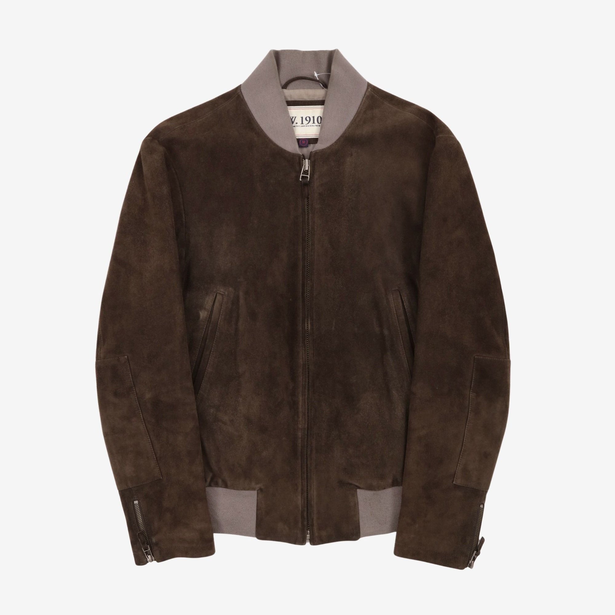 Suede Bomber Jacket