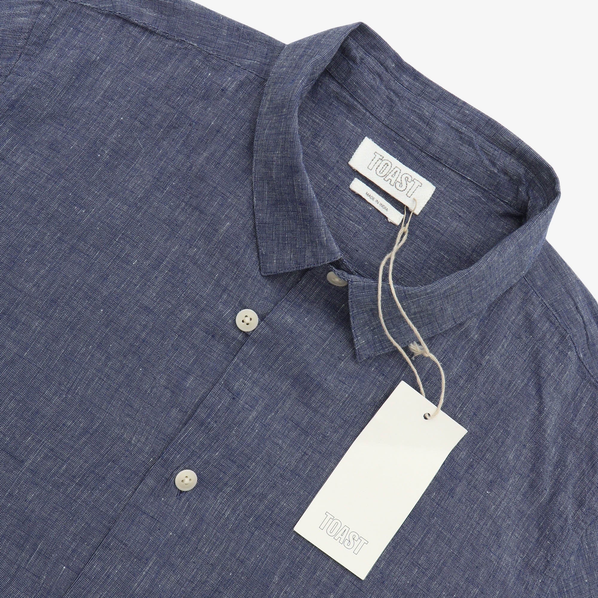 Linen Blend Chambray Shirt