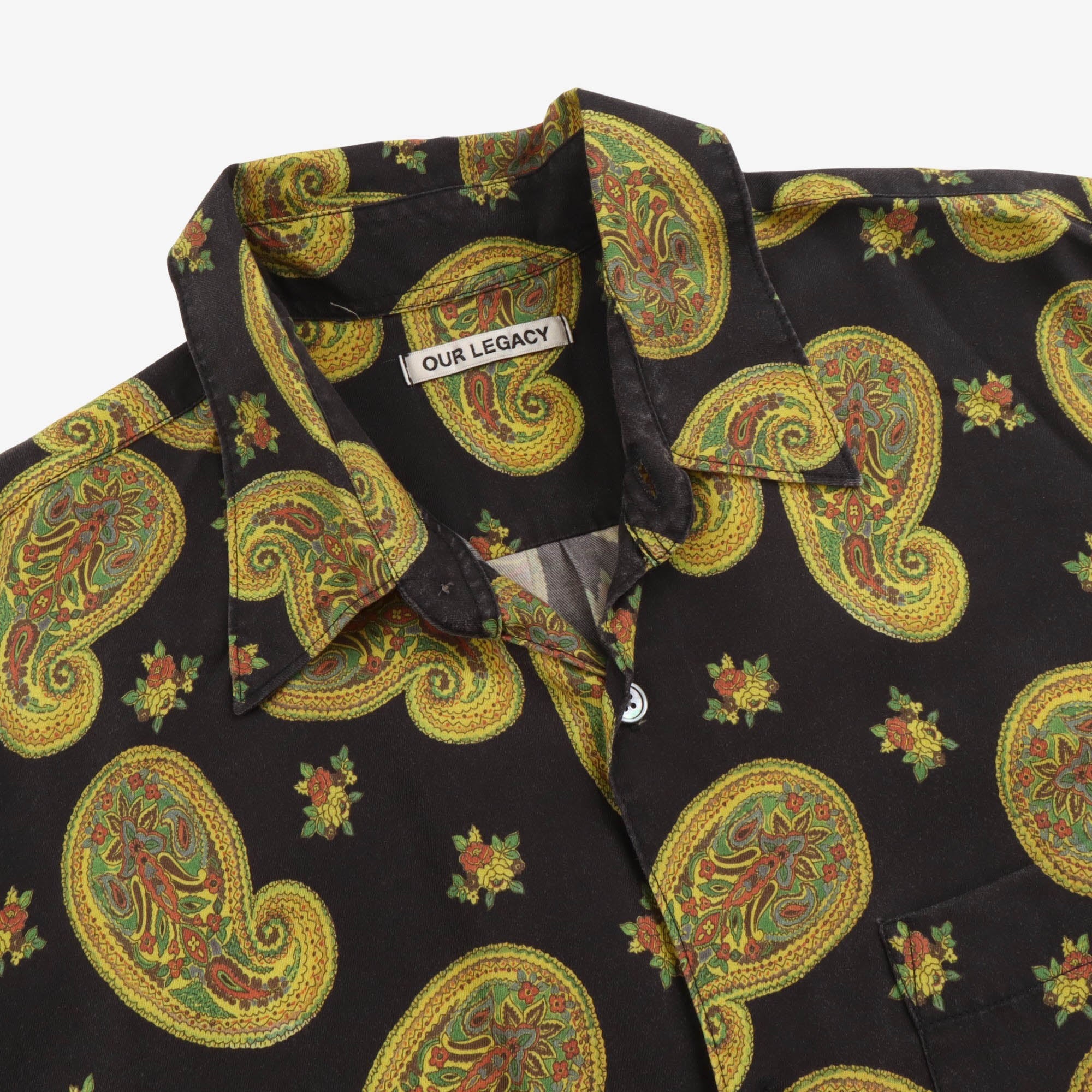 Paisley Print Initial Shirt