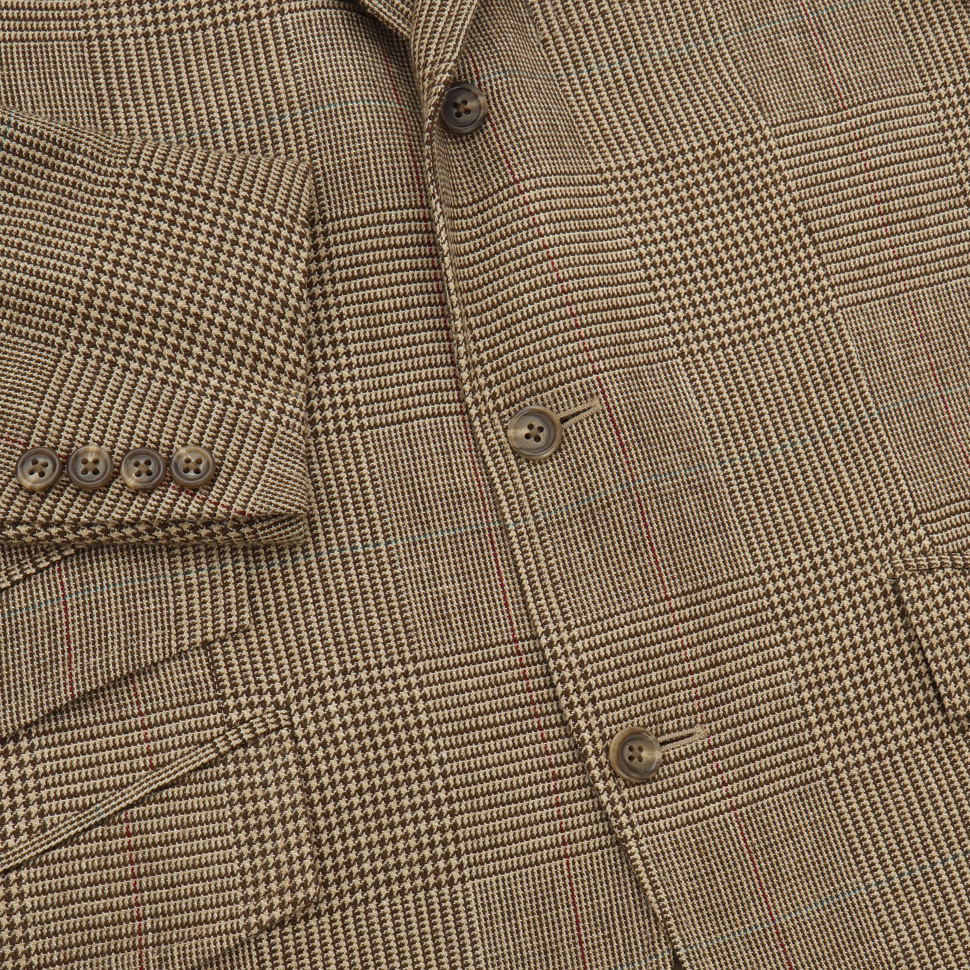 Glen Plaid Silk Blend Suit