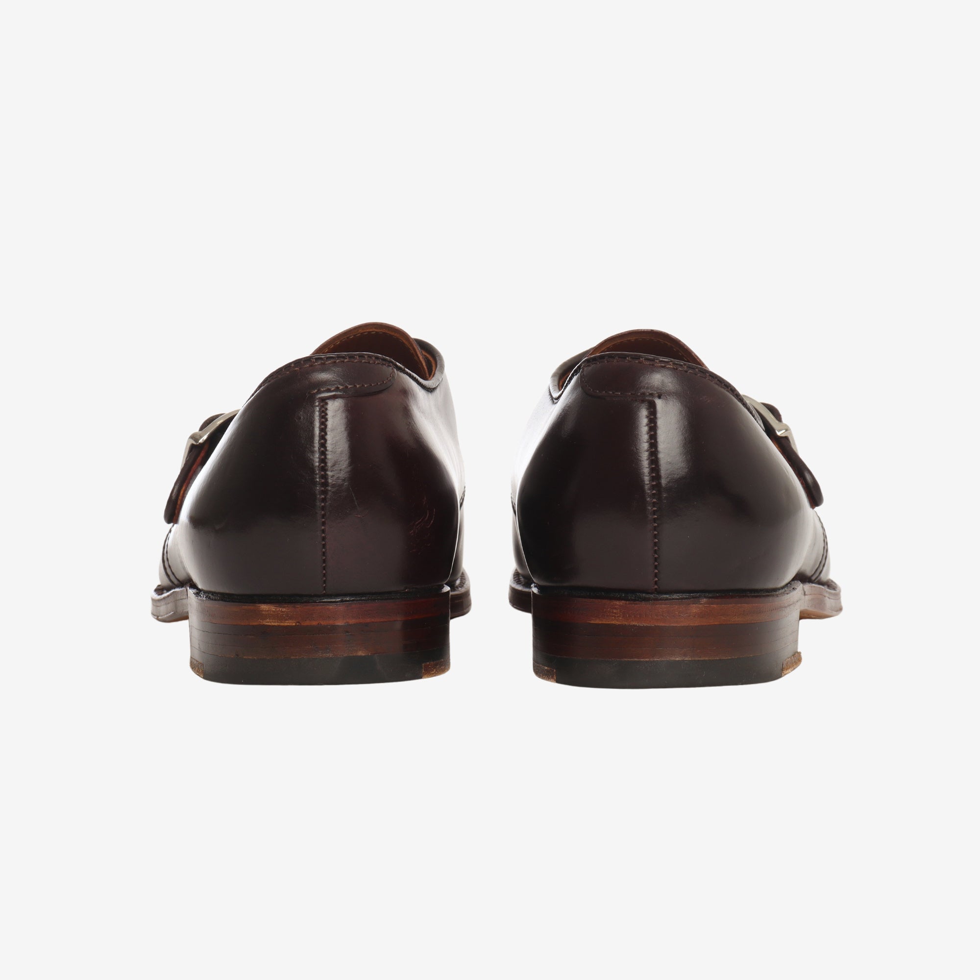 Cordovan Single Monk Strap