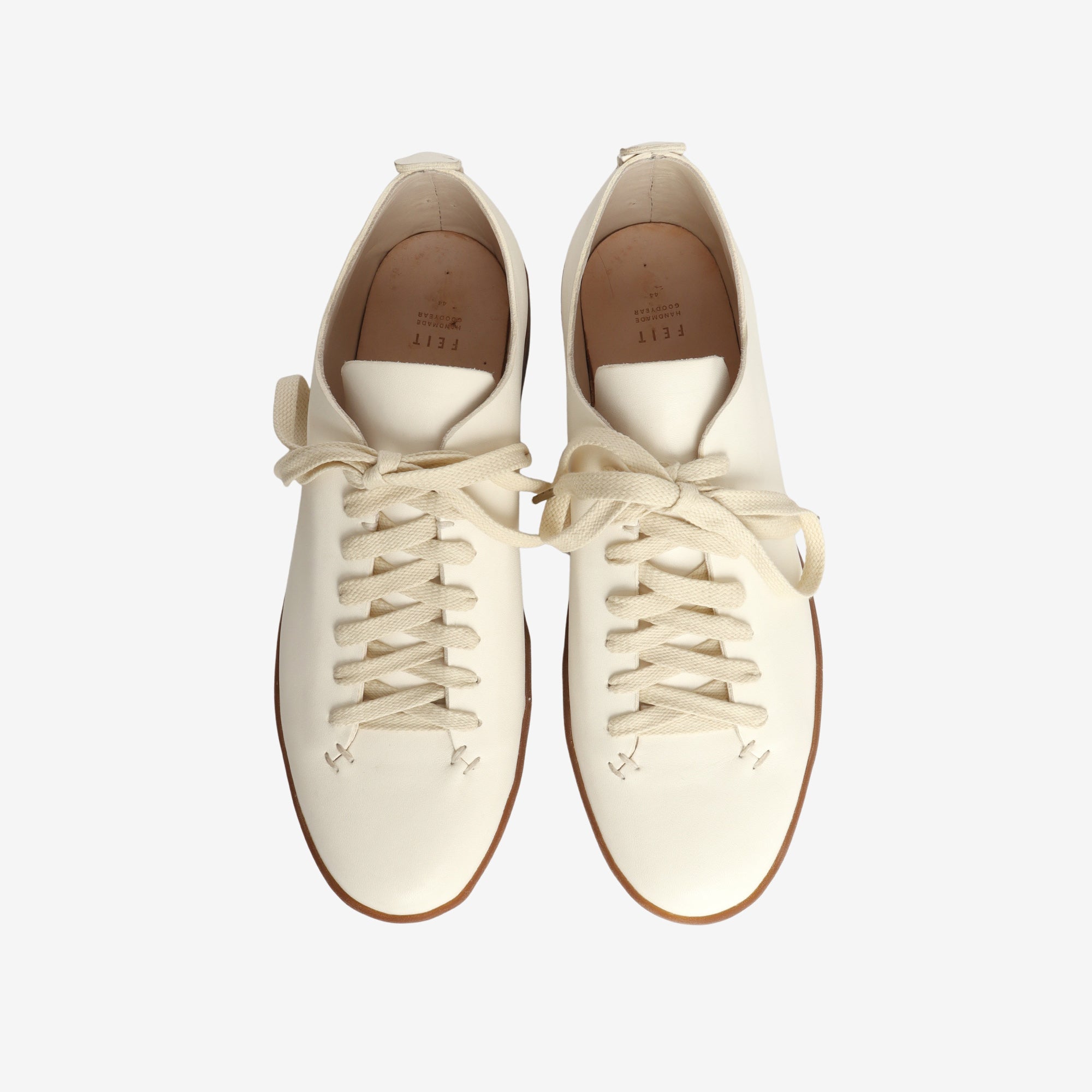 Latex Low Leather Sneakers