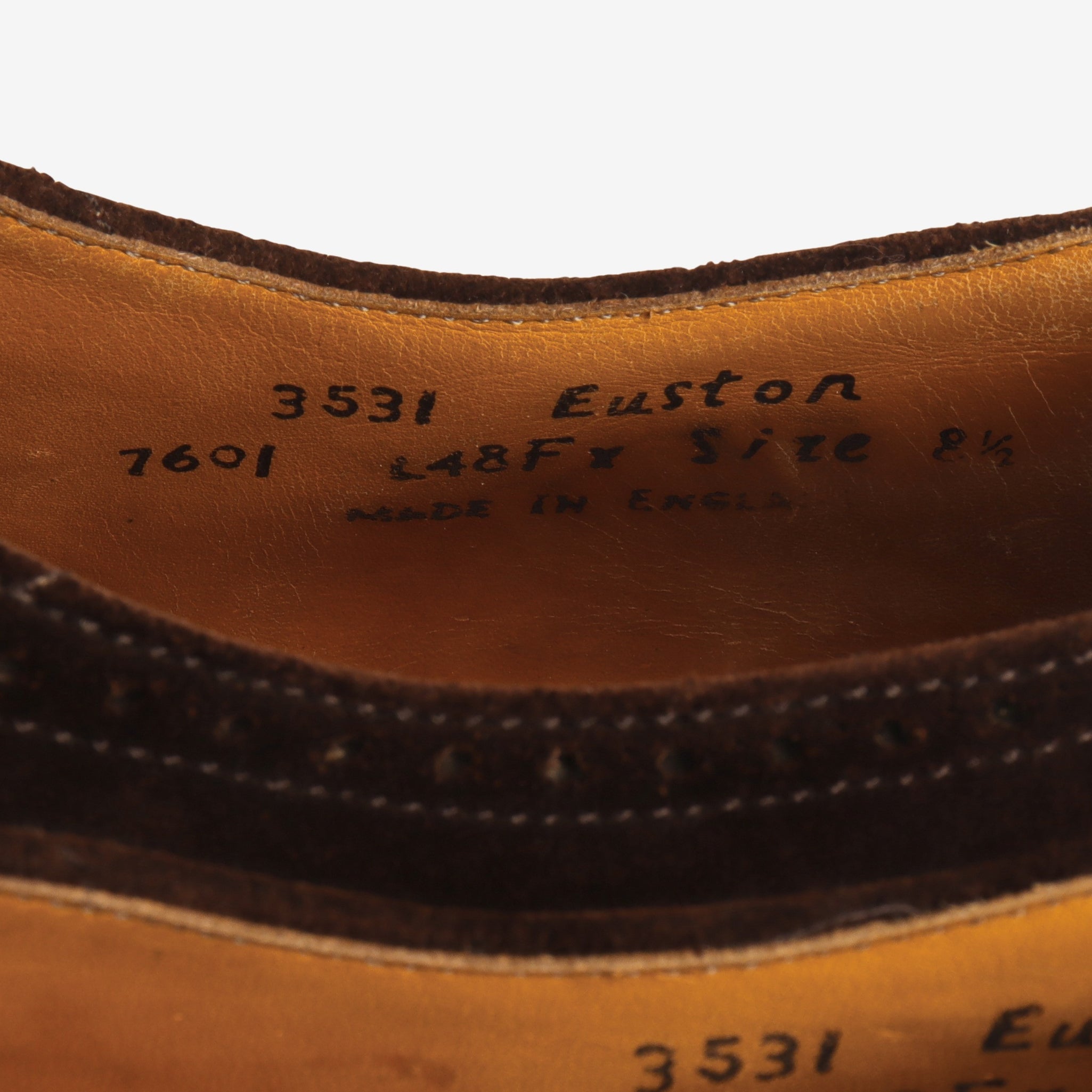 Euston Suede Brogue