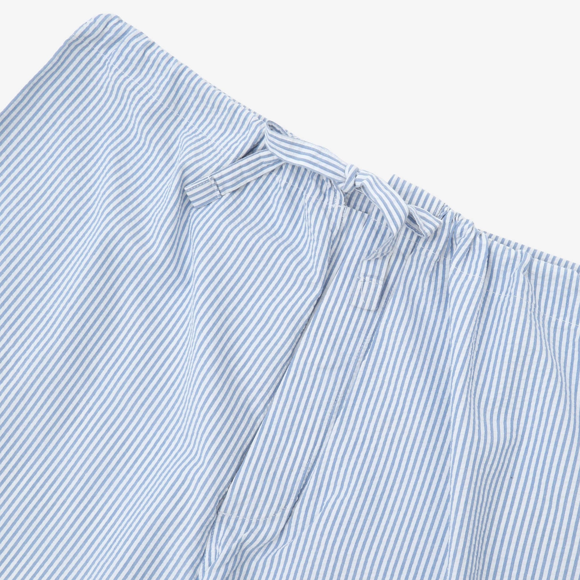 Seersucker Striped Pajamas