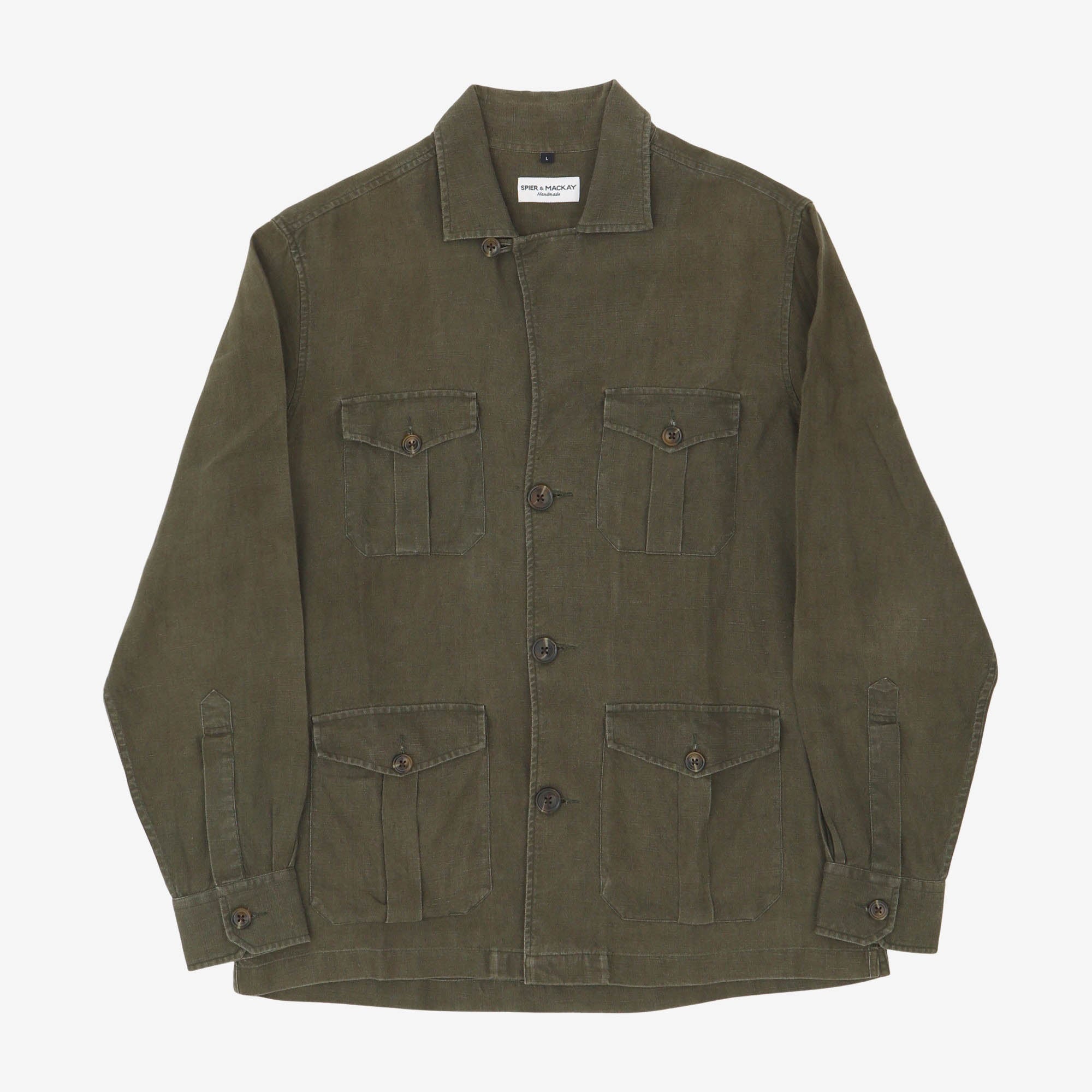 Linen Safari Jacket