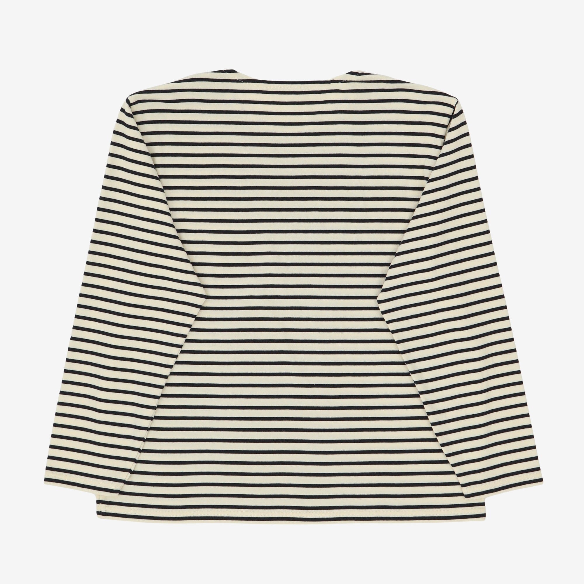 Breton Stripe Boatneck LS Tee