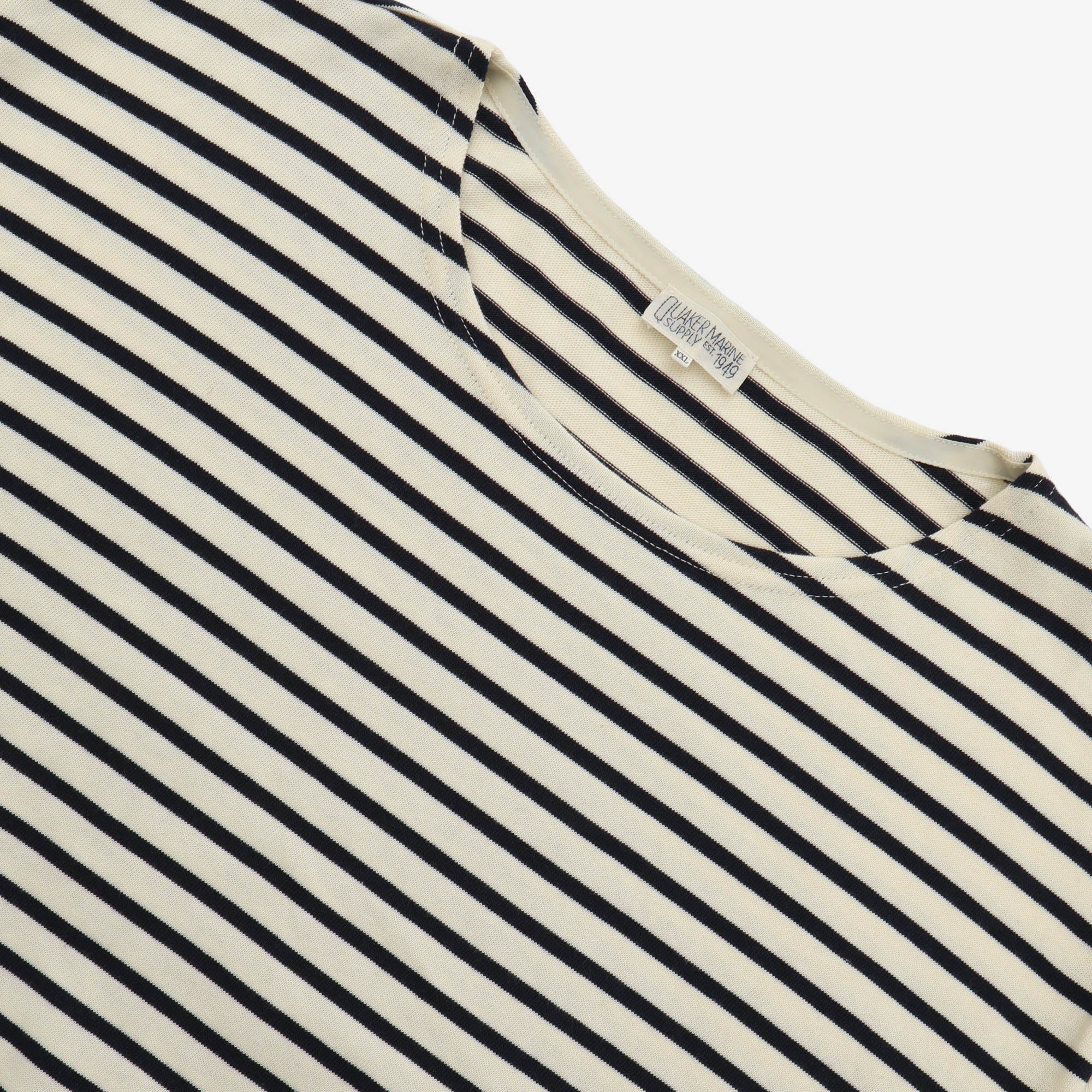 Breton Stripe Boatneck LS Tee