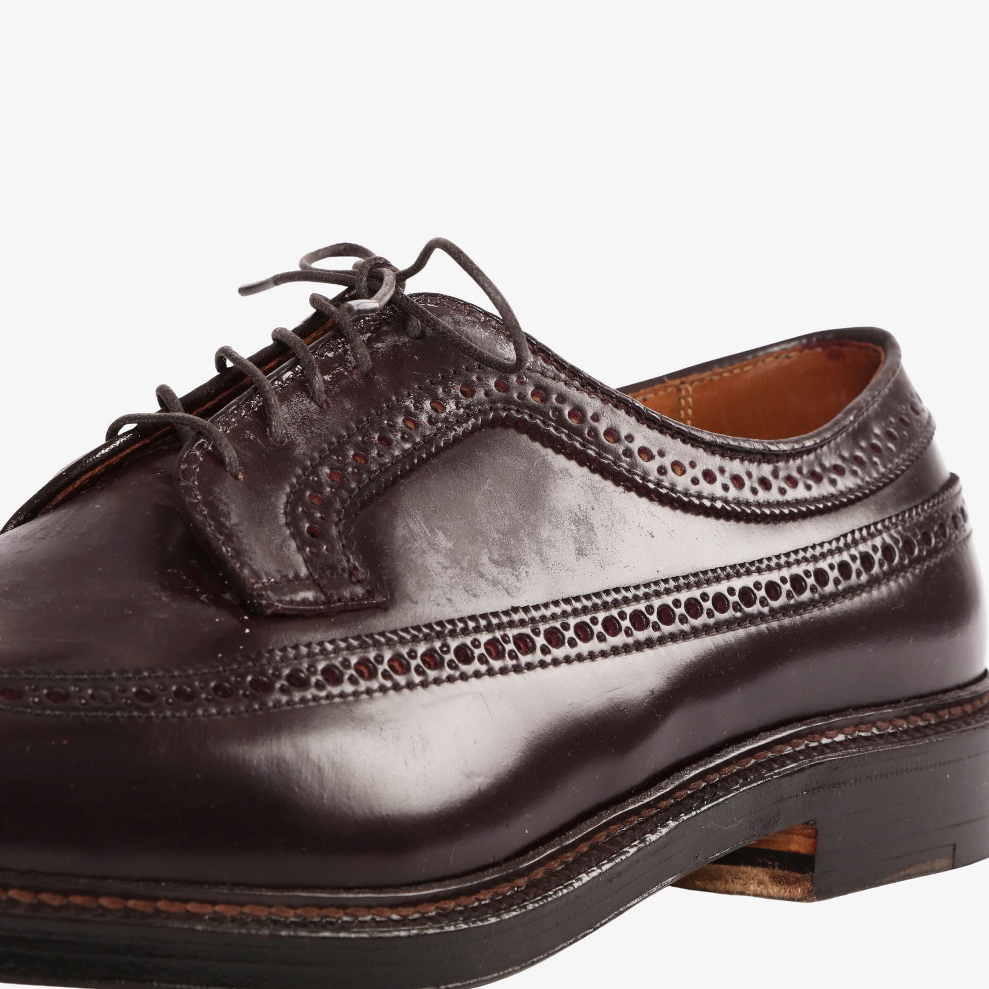 975 Cordovan Long Wing Blucher (Drake's)