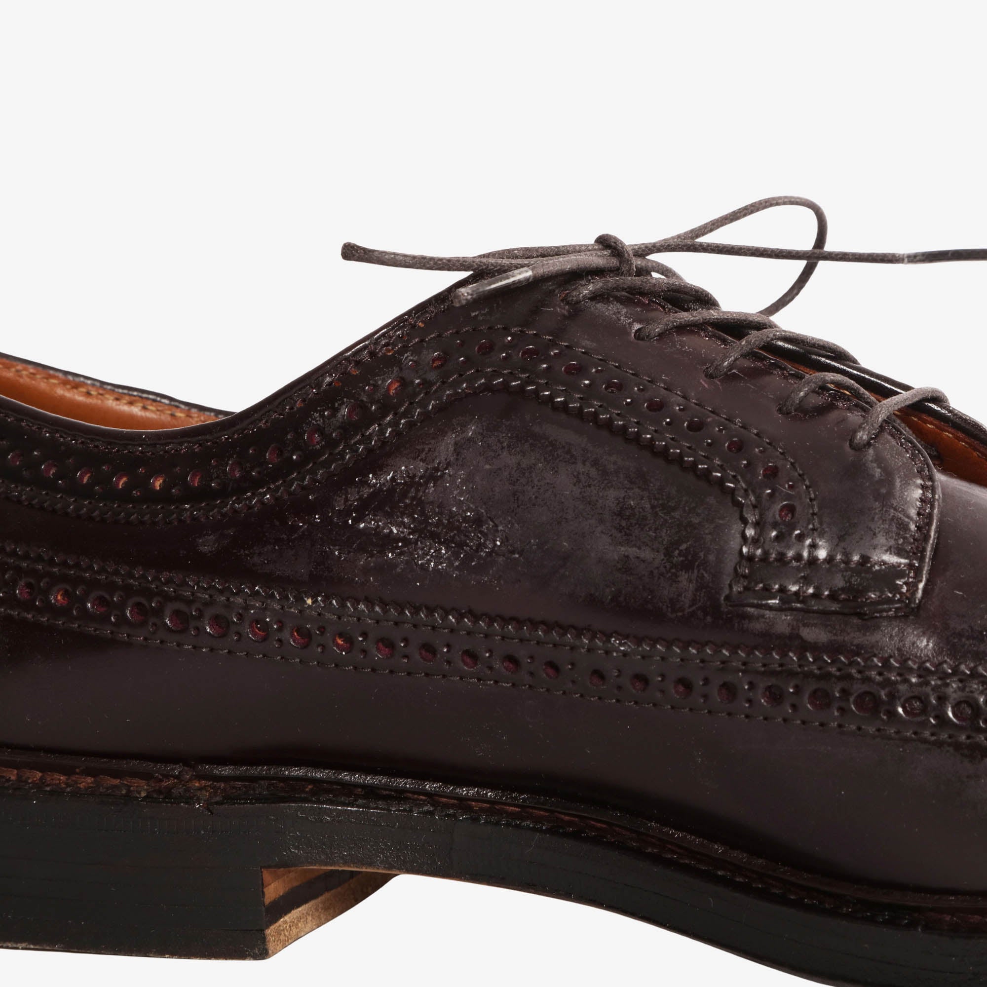 975 Cordovan Long Wing Blucher (Drake's)