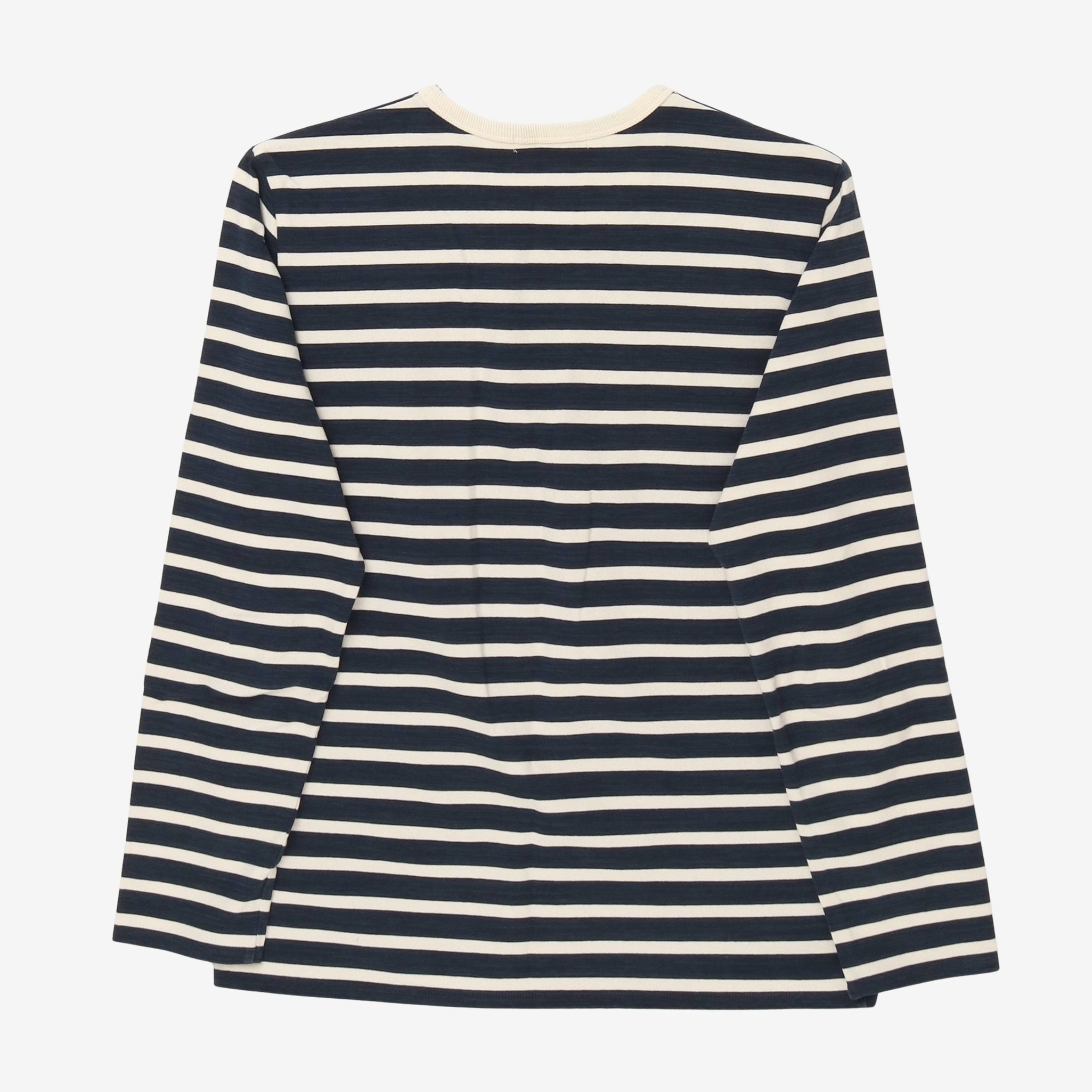 Boat Neck Stripe LS Tee
