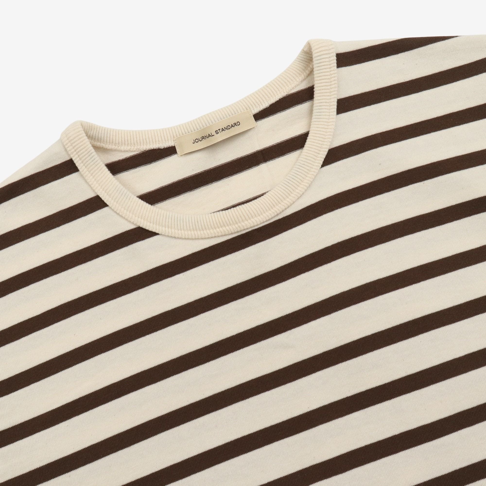 Boat Neck Stripe LS Tee
