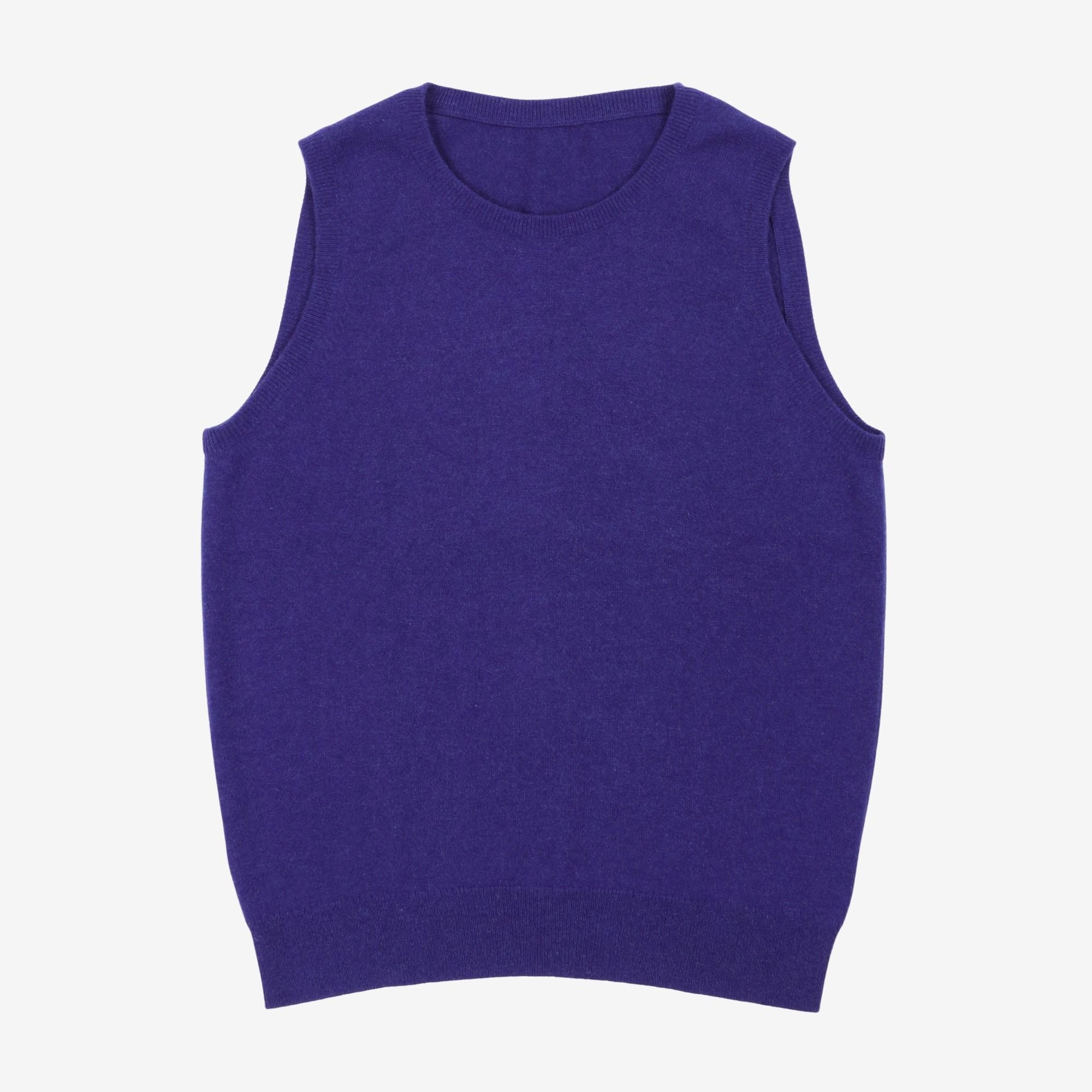 Cashmere Crewneck Vest