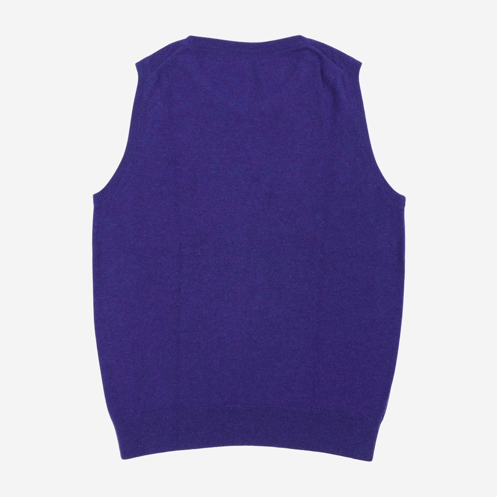 Cashmere Crewneck Vest