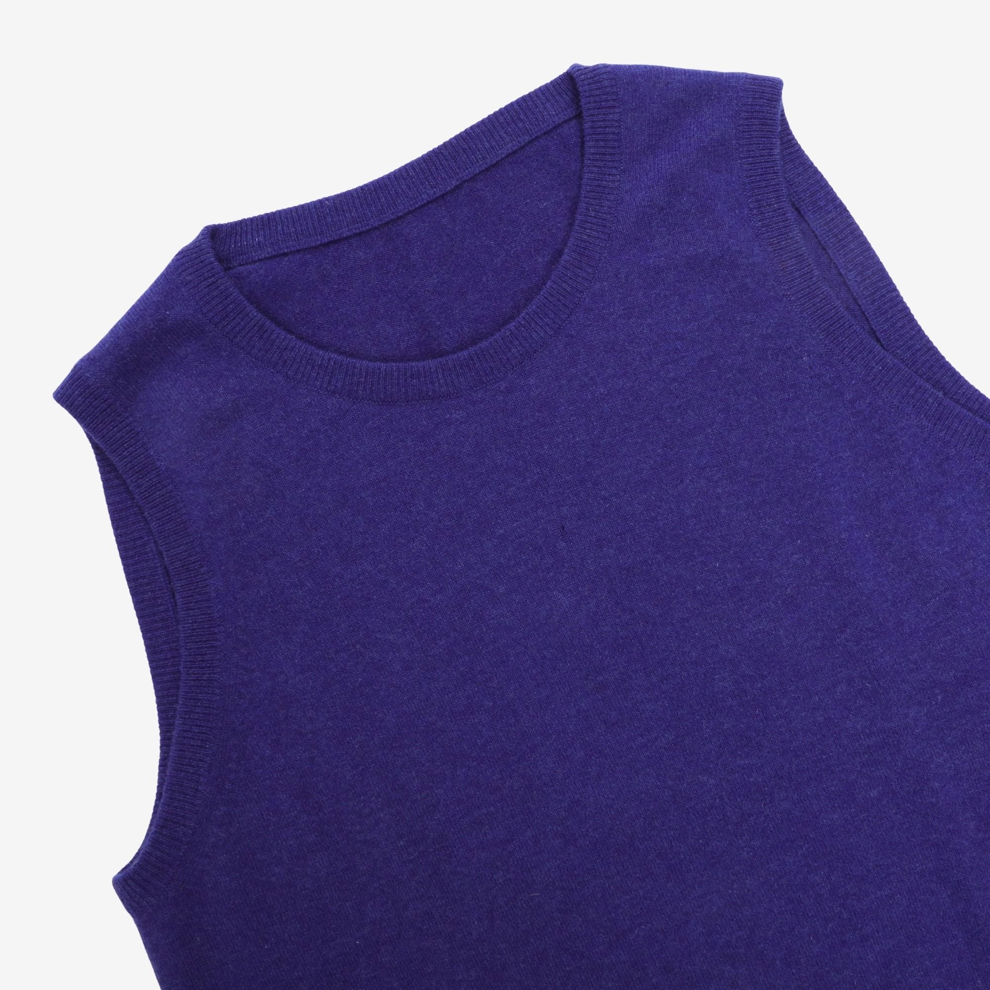 Cashmere Crewneck Vest