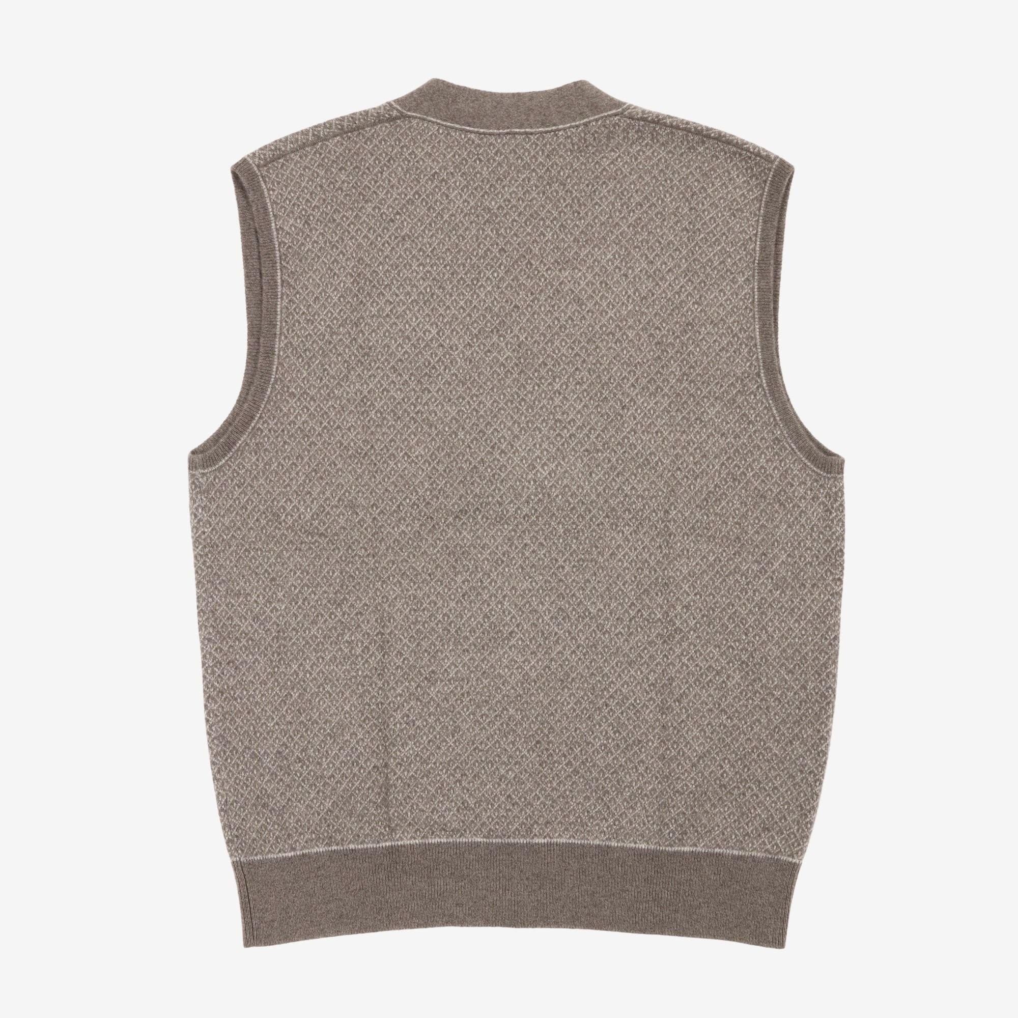 Woven Cashmere Vest