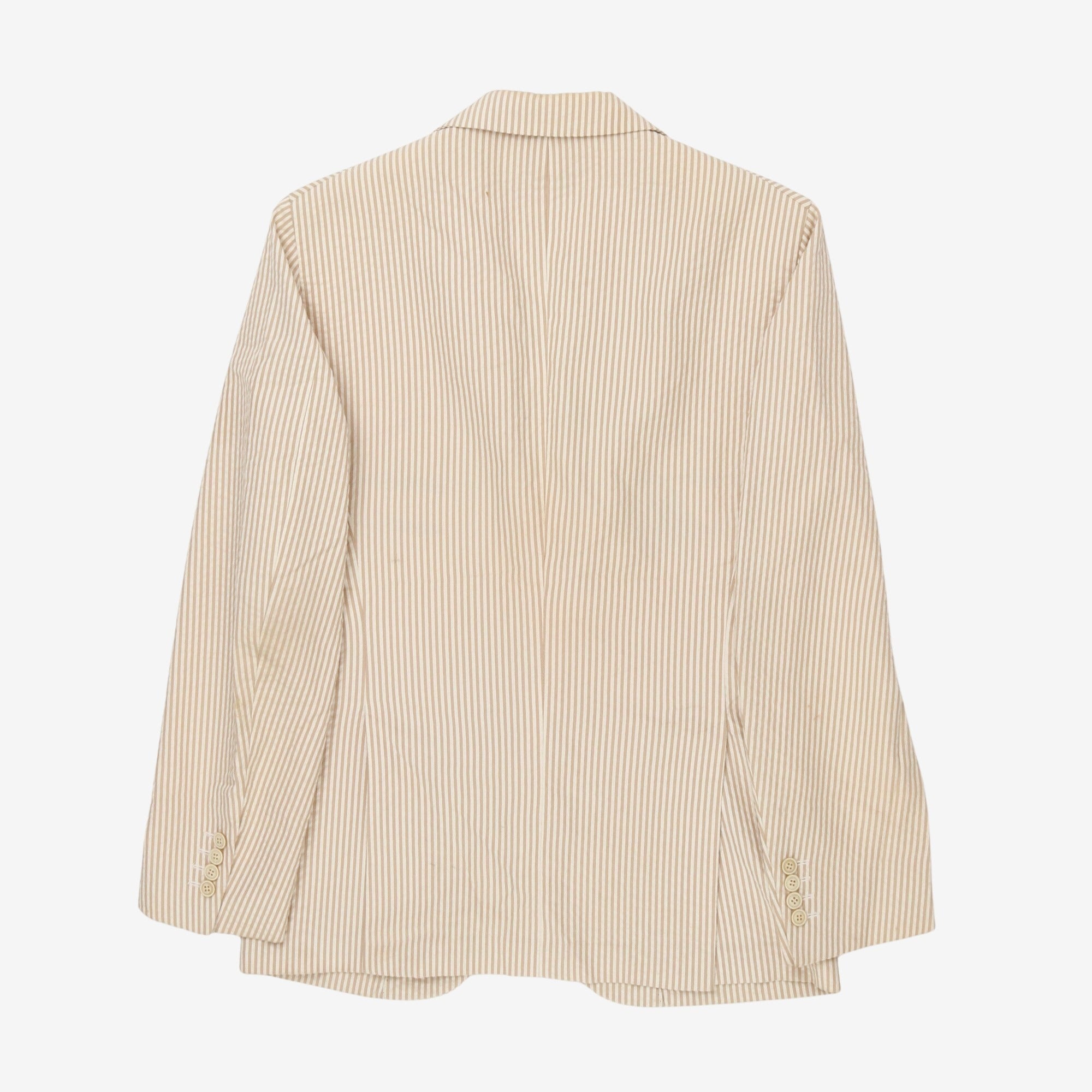 Silk Blend Seersucker Jacket