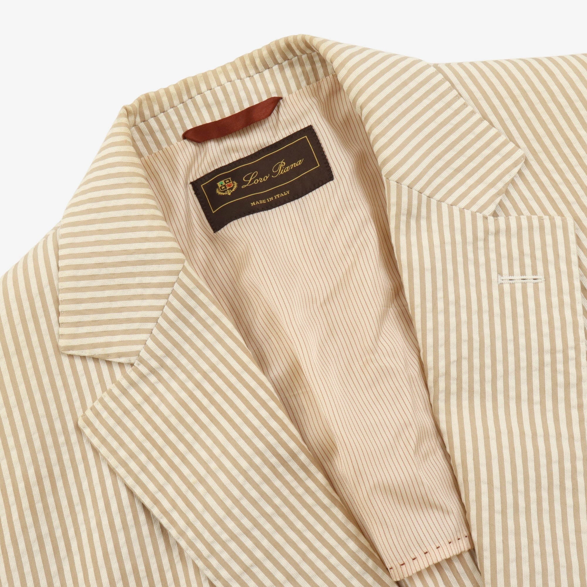 Silk Blend Seersucker Jacket