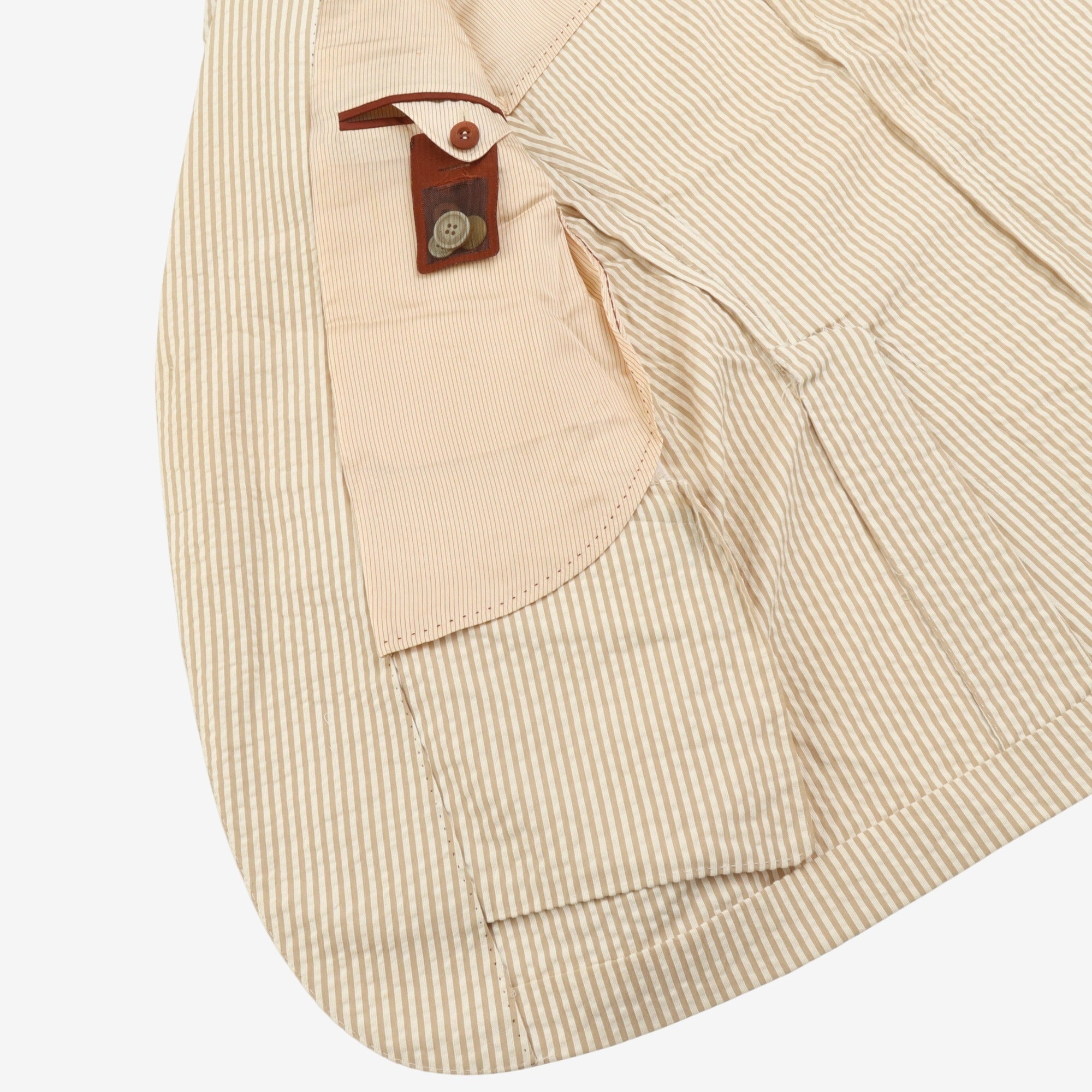 Silk Blend Seersucker Jacket