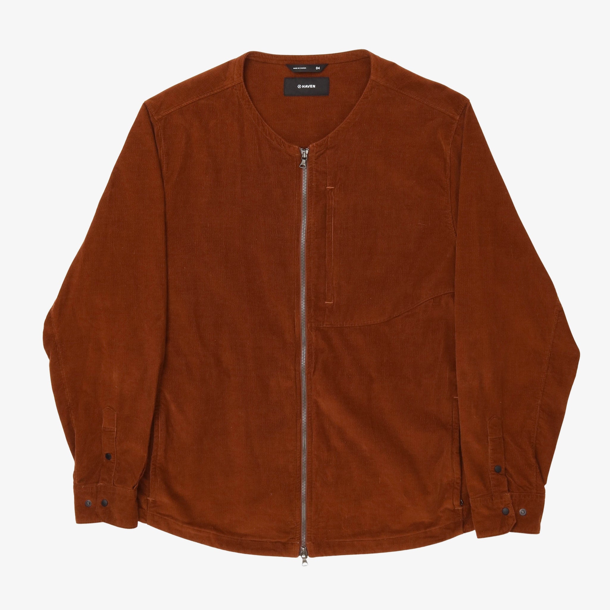 Corduroy Zip Up Jacket