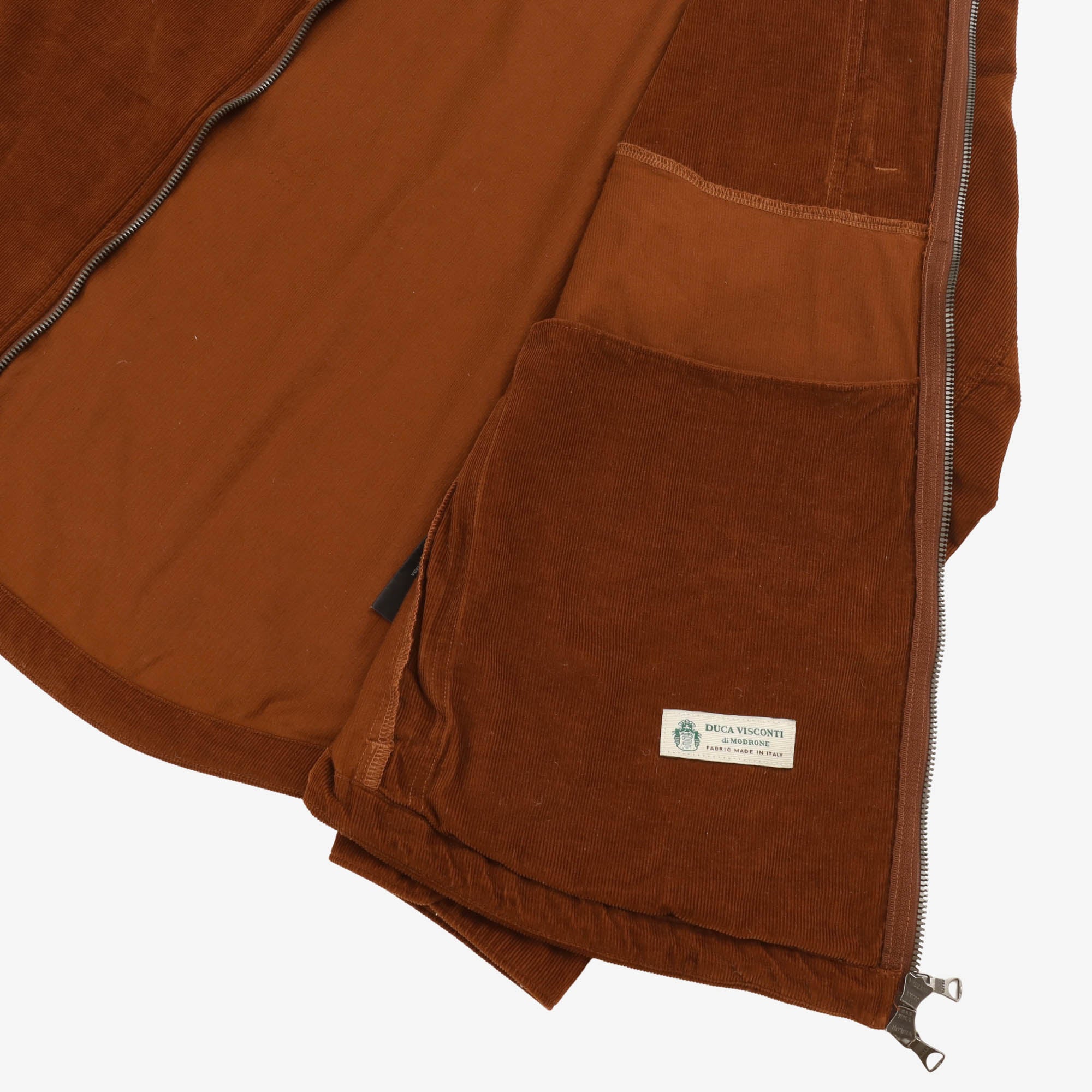 Corduroy Zip Up Jacket