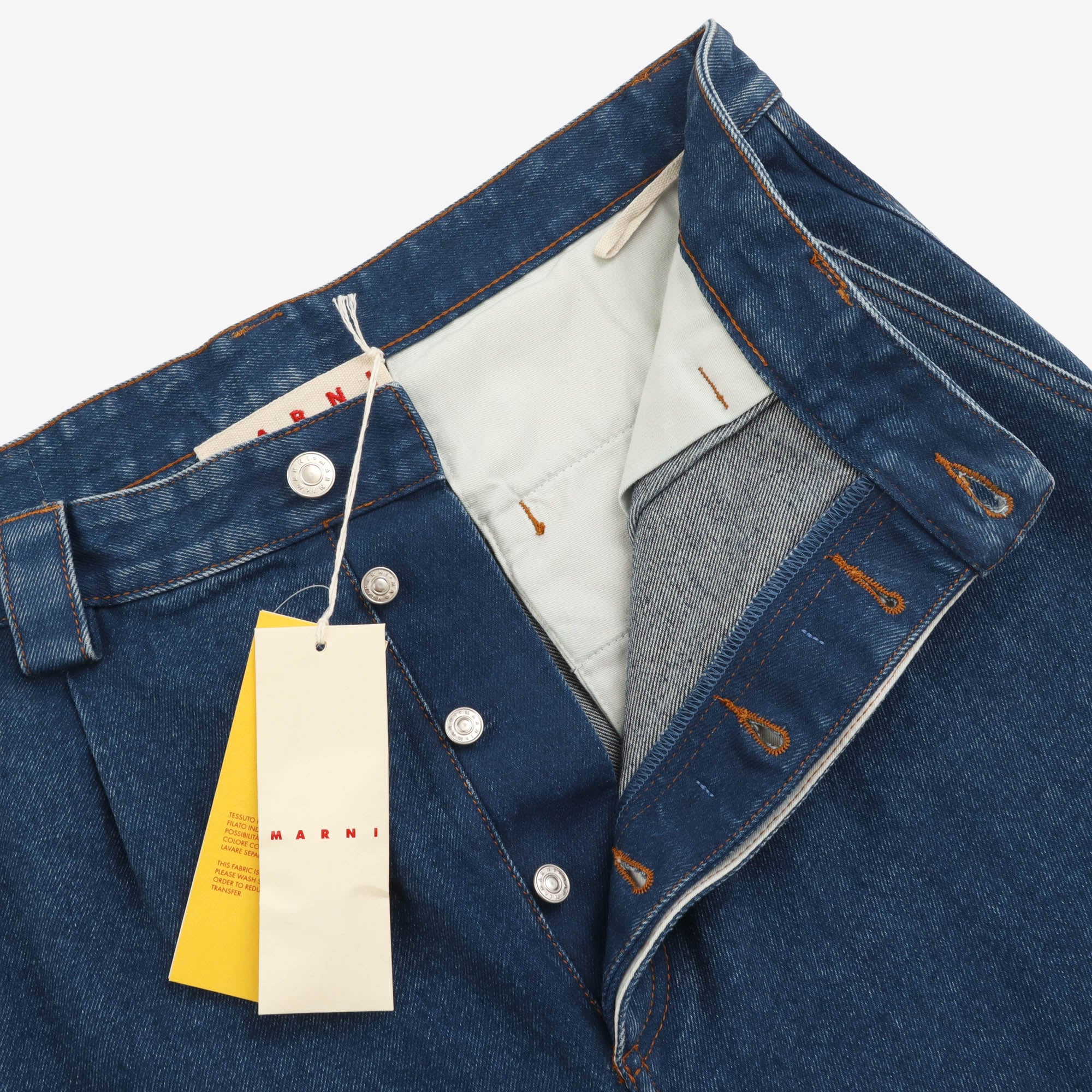 Bleach Coated Organic Denim (36W X 33L)