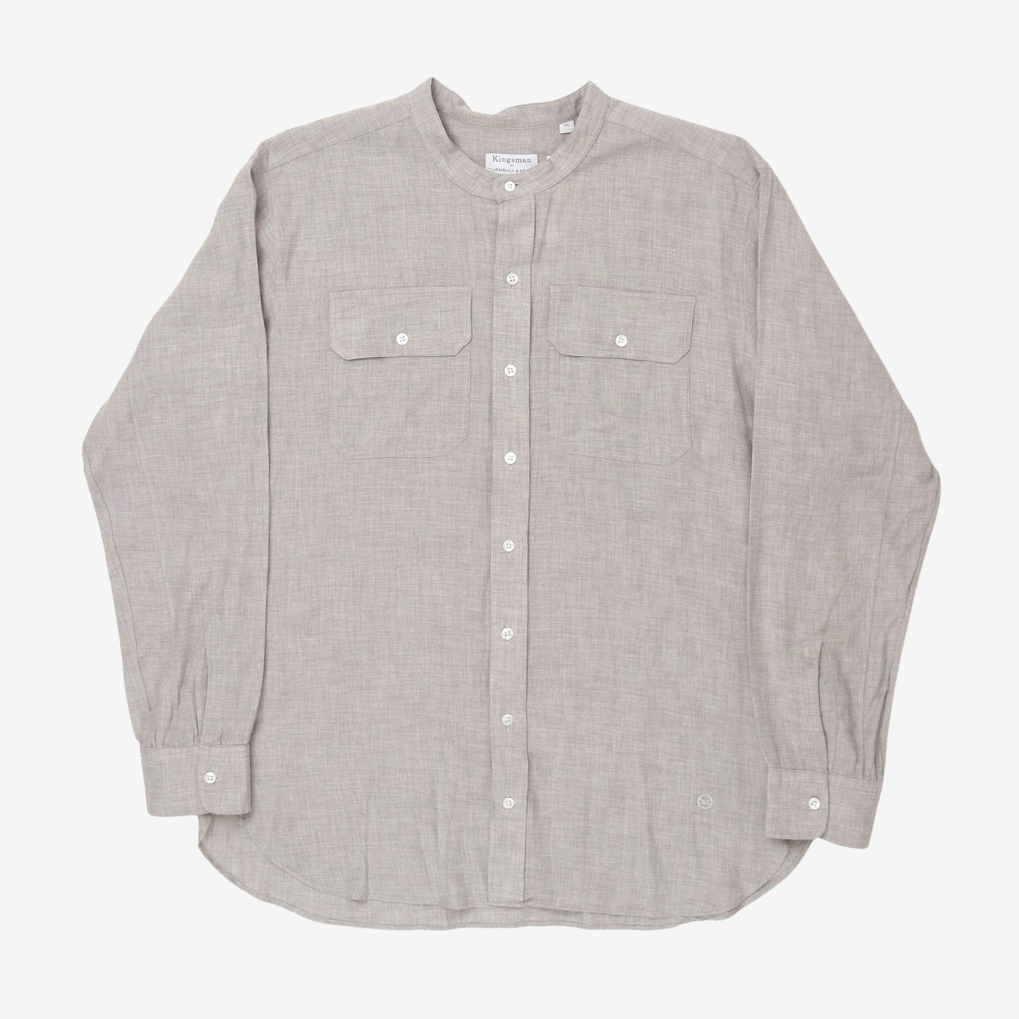 Unwin Grandad Collar Shirt (Turnbull & Asser)