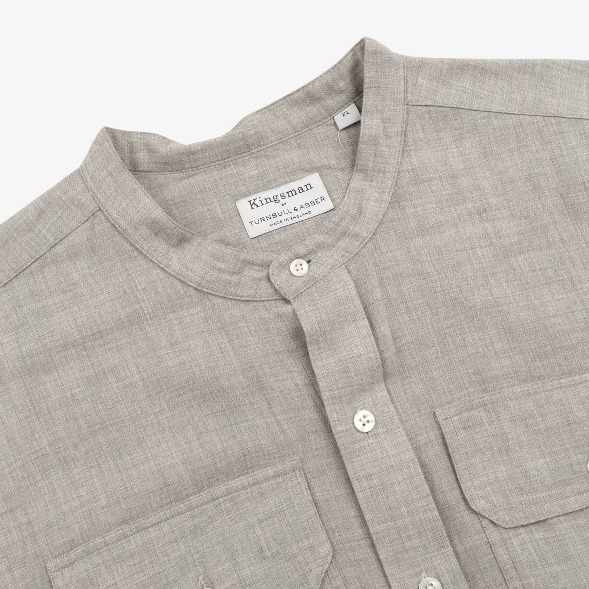 Unwin Grandad Collar Shirt (Turnbull & Asser)