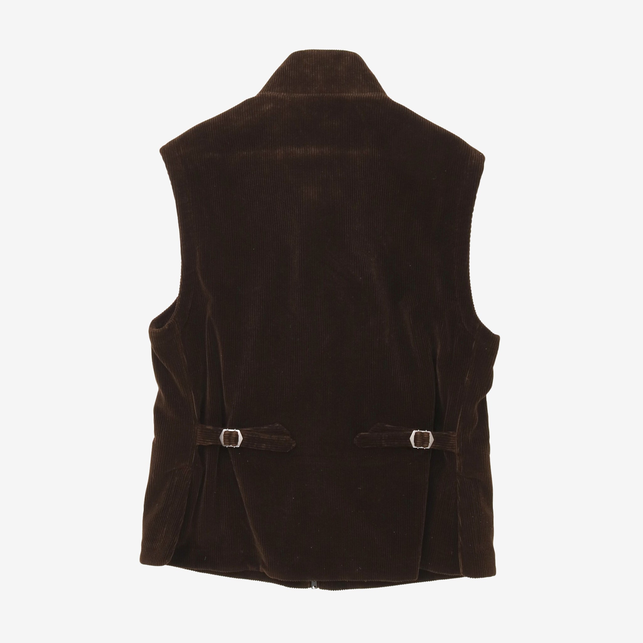 Corduroy Zip Up Vest