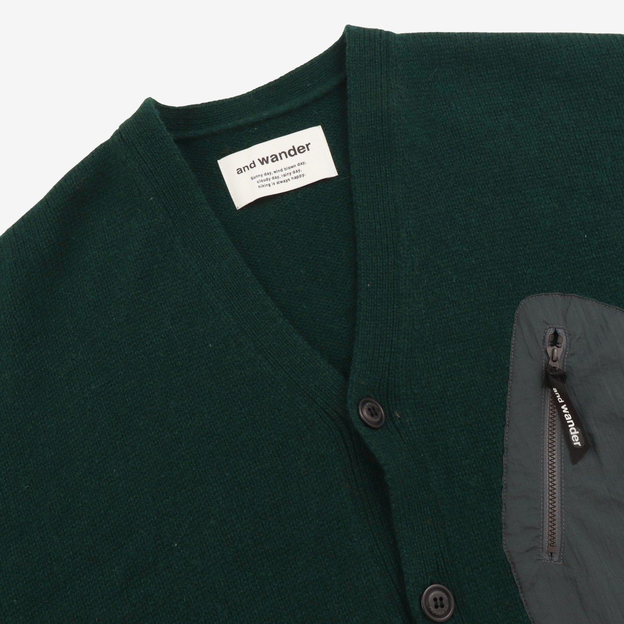 Logo Embroidered Cardigan