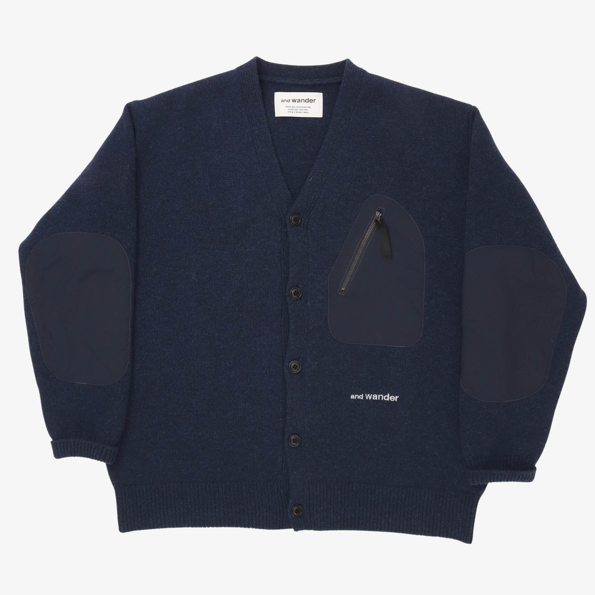 Logo Embroidered Cardigan