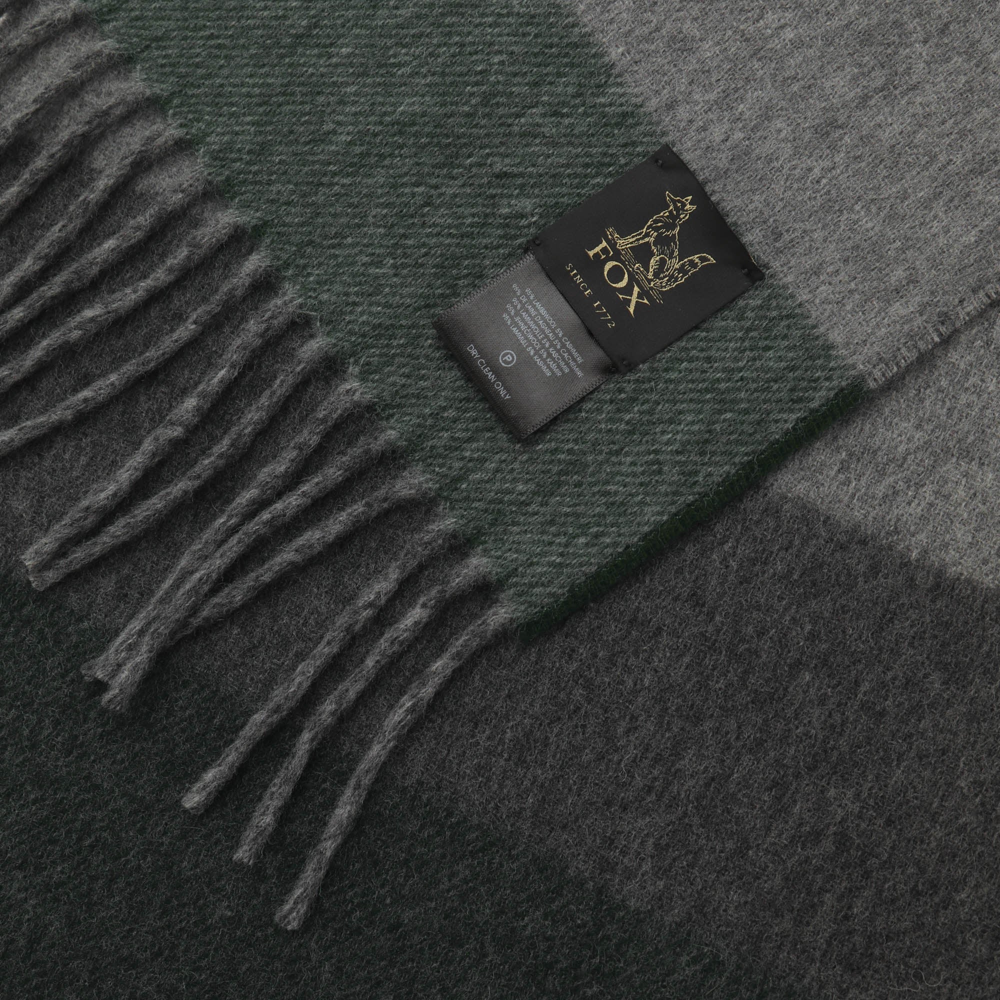 Cashmere Wool Brushed Scarf