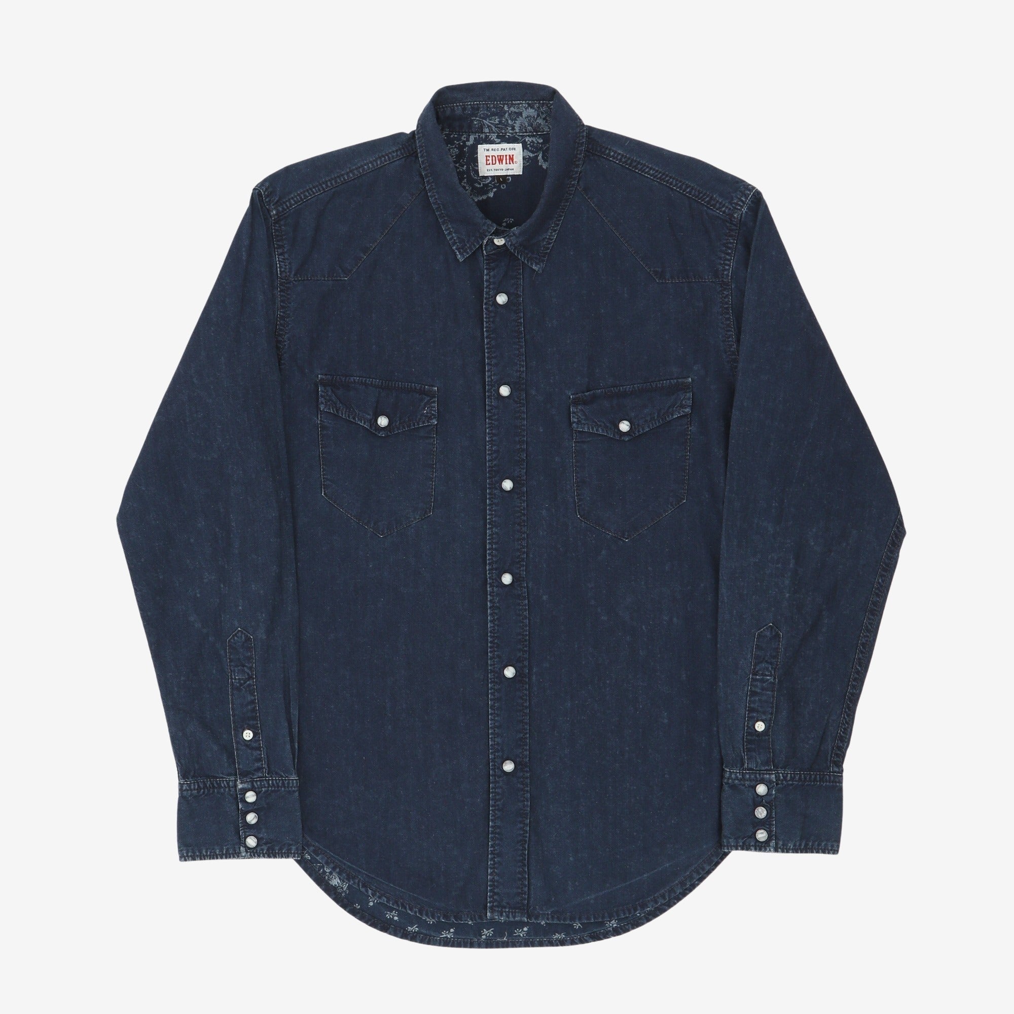 Chambray Western Shirt