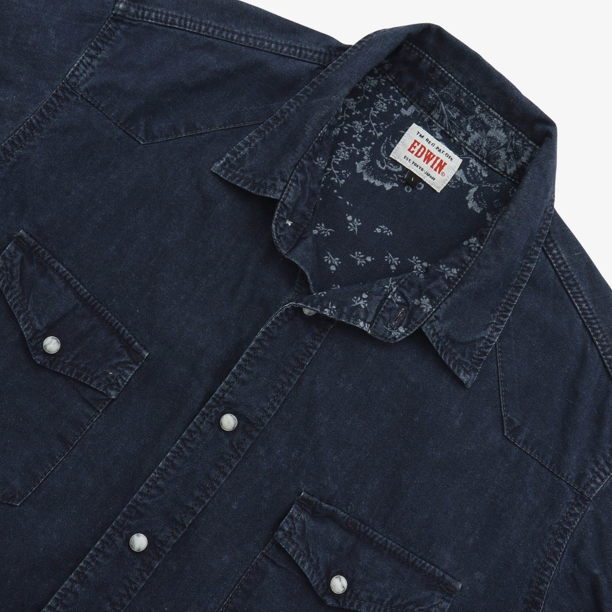 Chambray Western Shirt