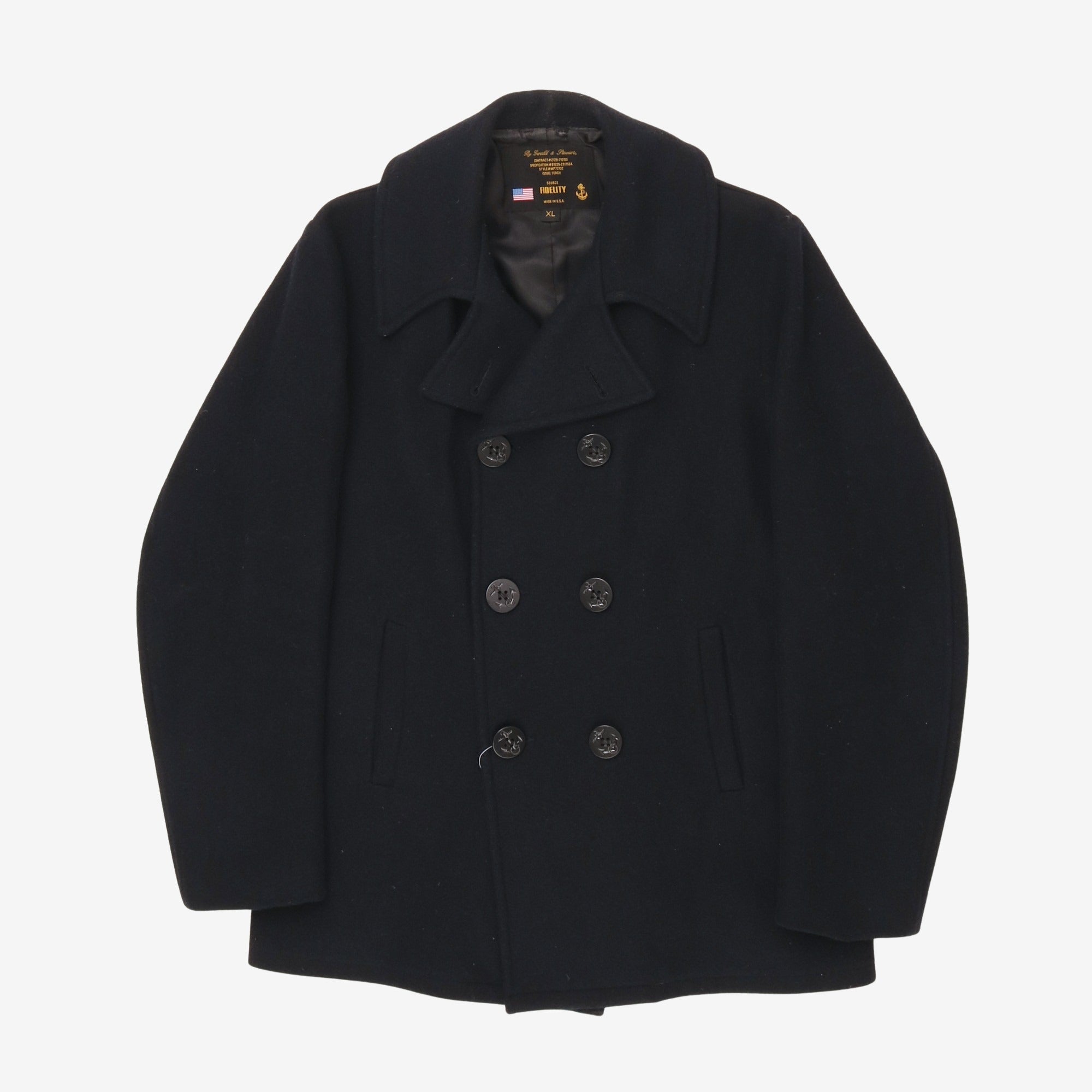 Wool Lined Peacoat