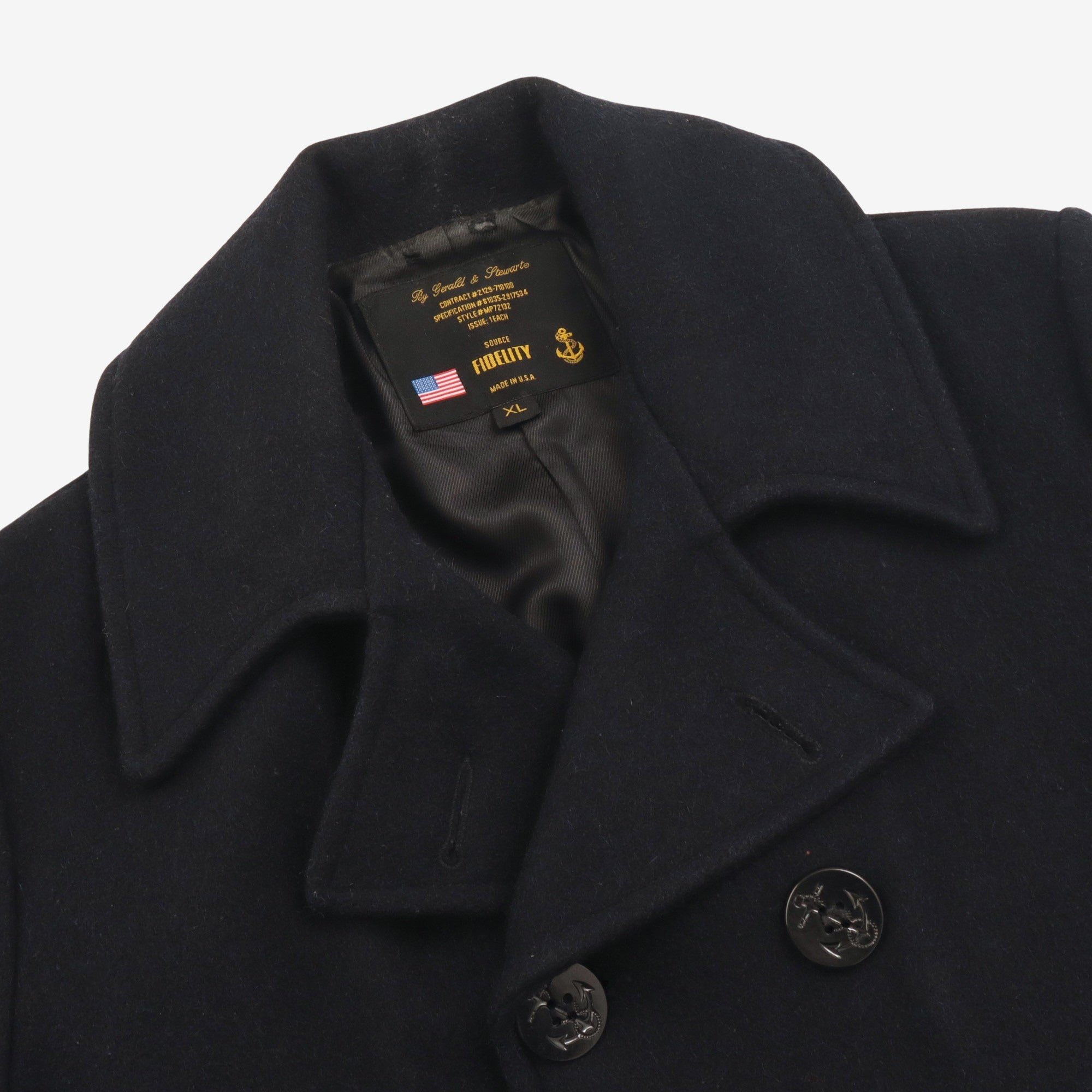 Wool Lined Peacoat