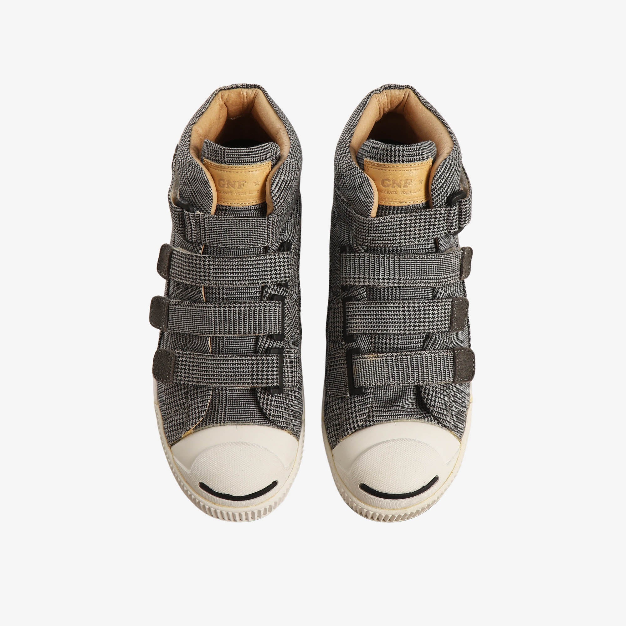 Judo Houndstooth Mid Cut Sneakers