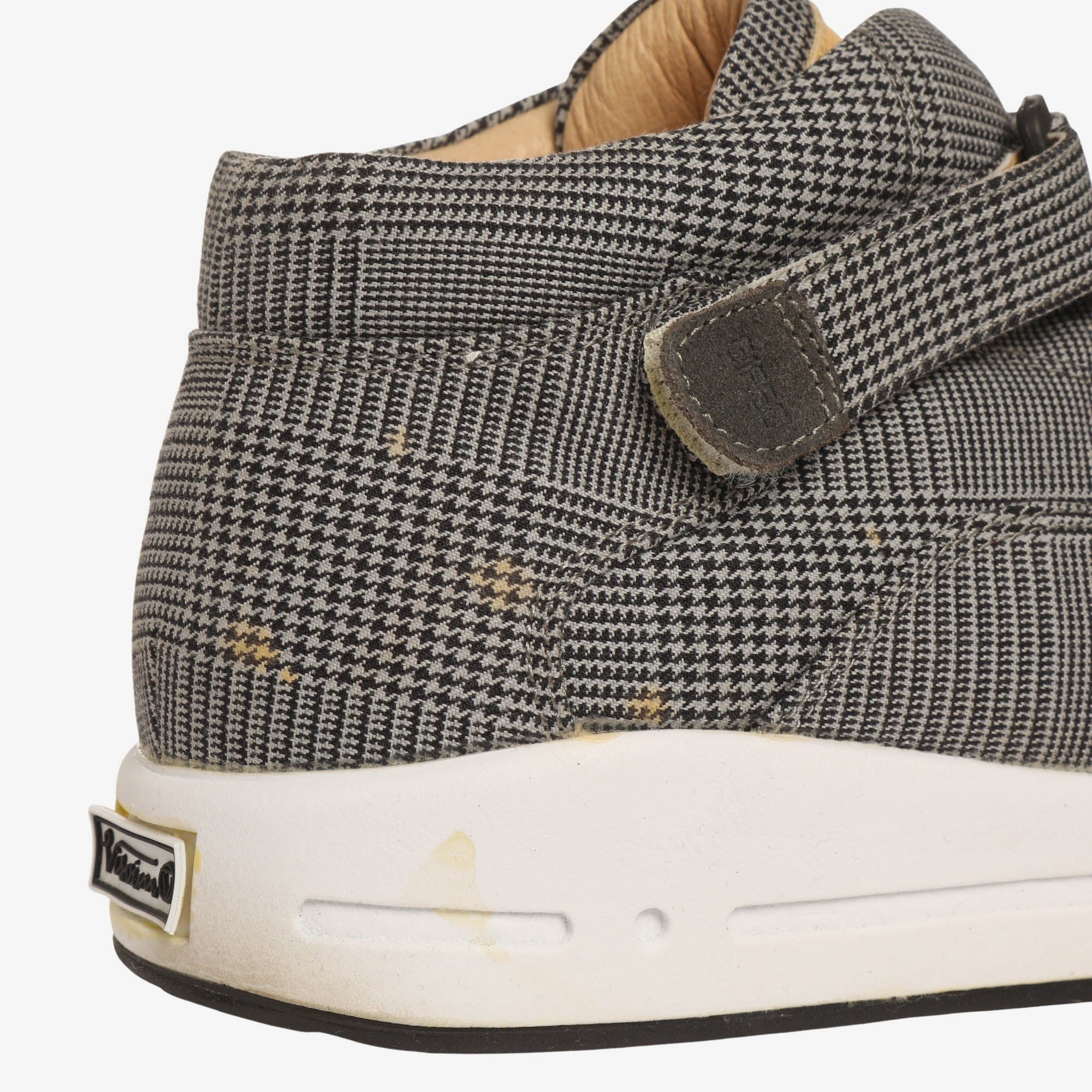 Judo Houndstooth Mid Cut Sneakers