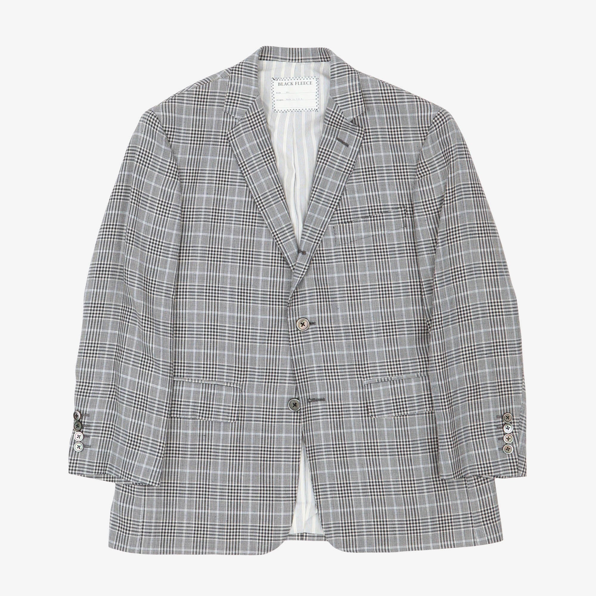 Black Fleece Glen Check Blazer