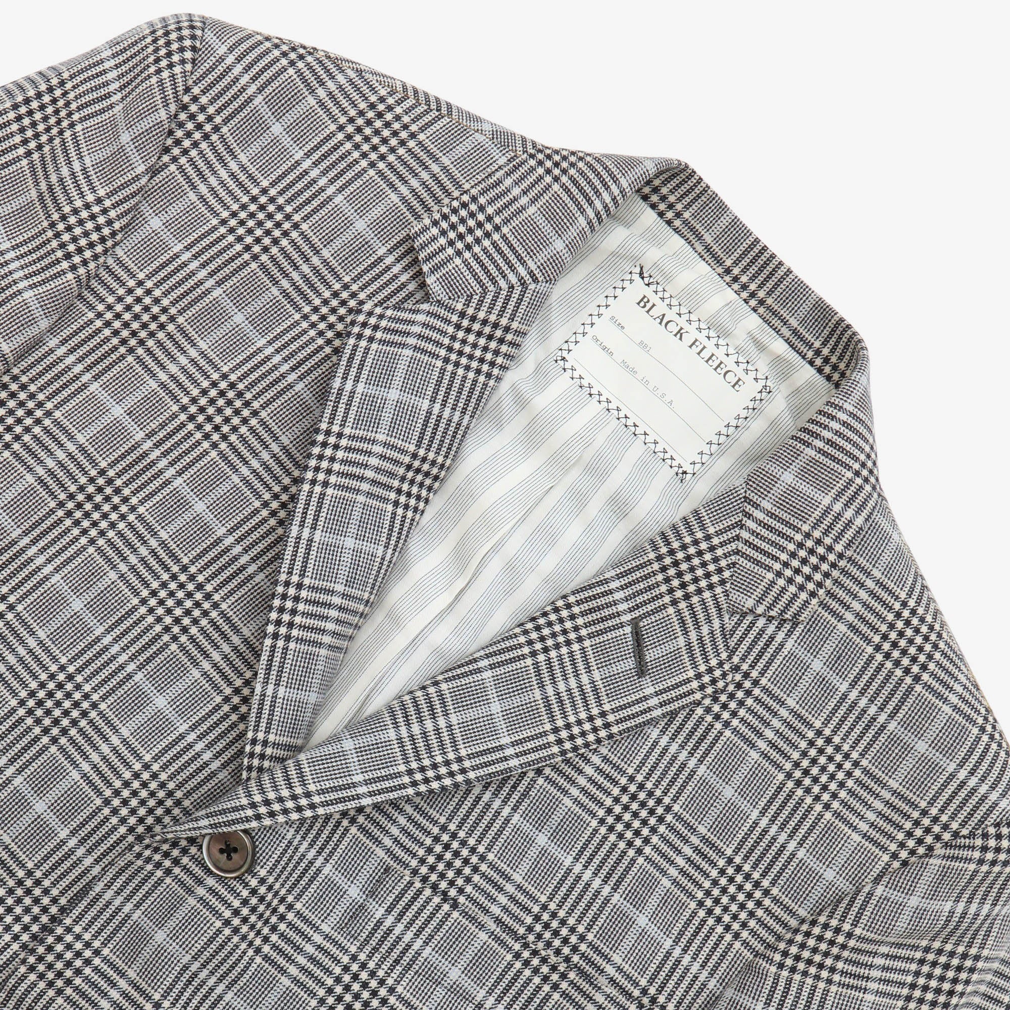 Black Fleece Glen Check Blazer
