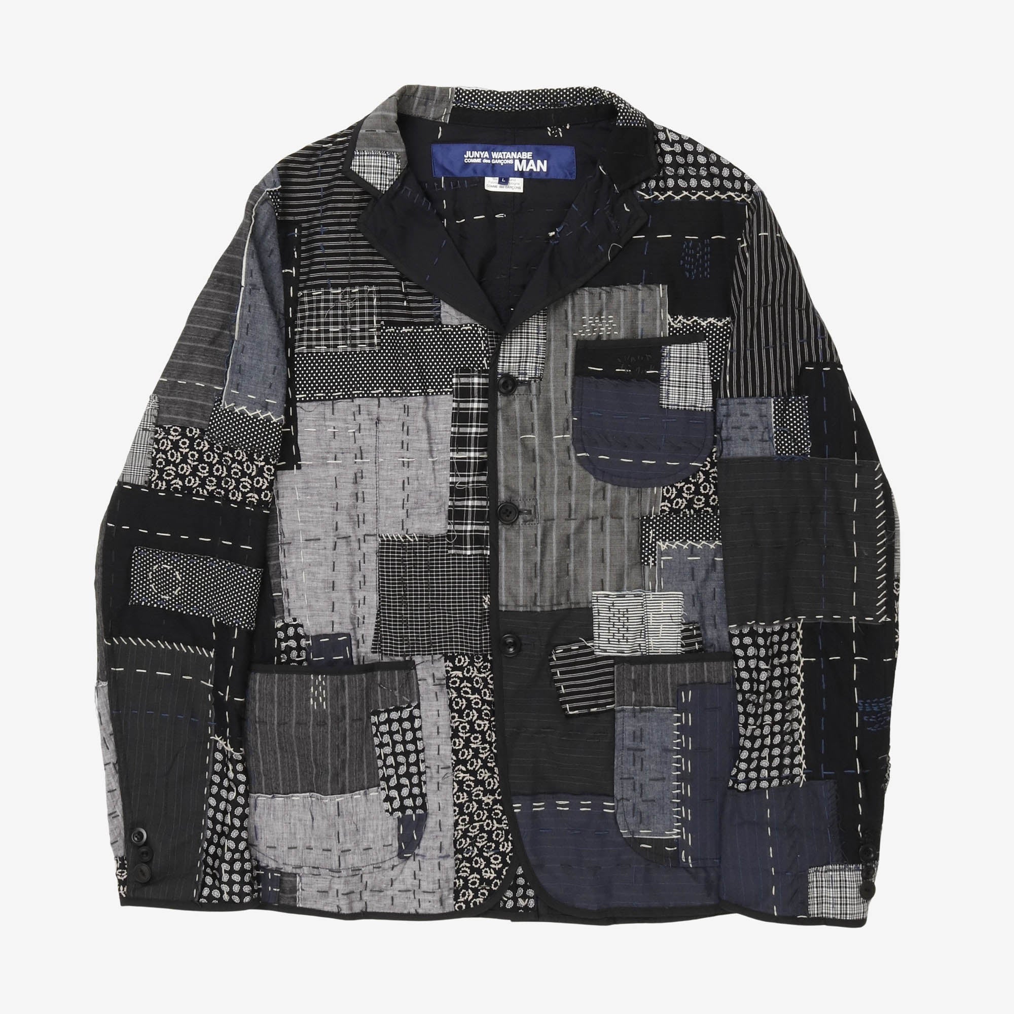 Patchwork Blazer Jacket