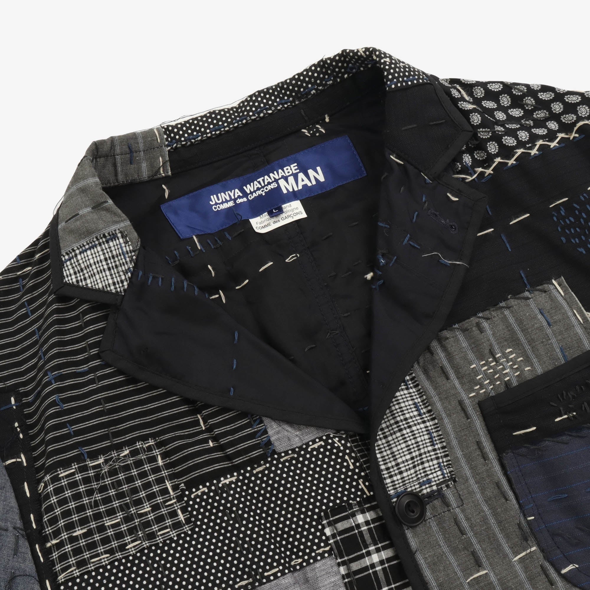 Patchwork Blazer Jacket