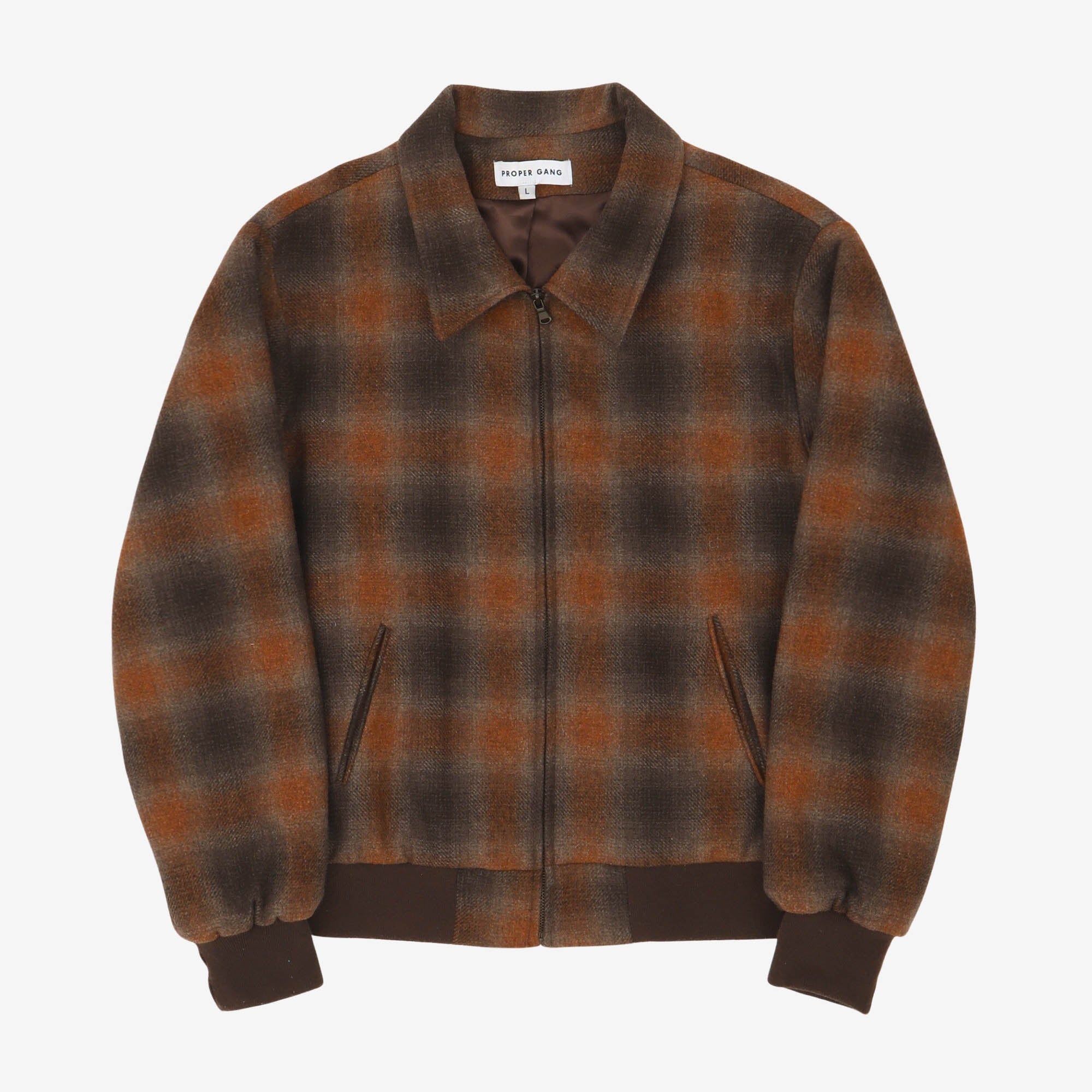 Ombre Check Blouson