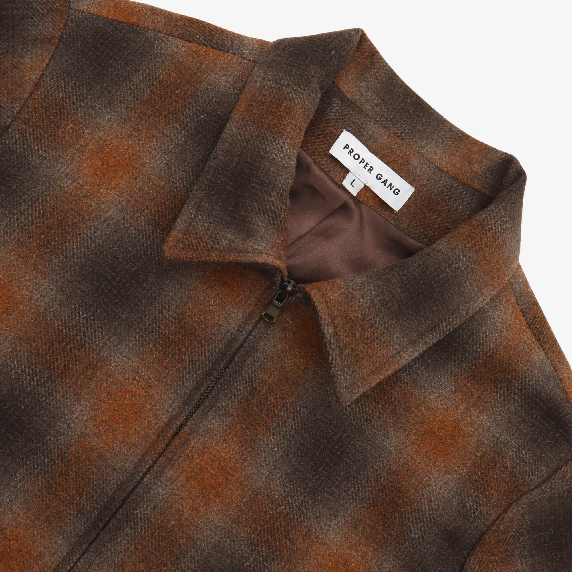 Ombre Check Blouson