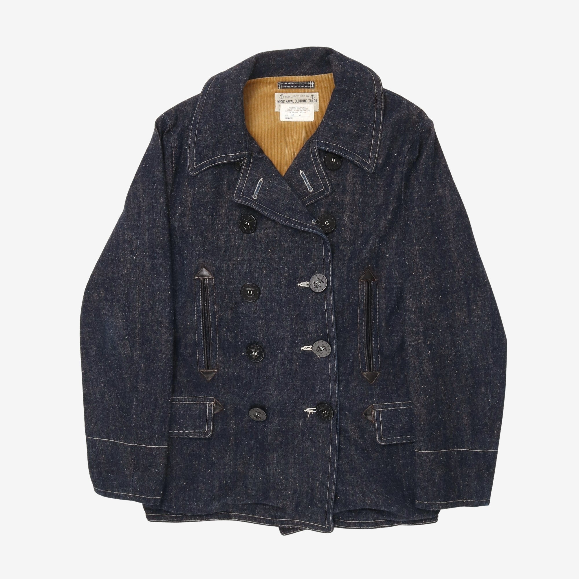Okinawa Denim Peacoat