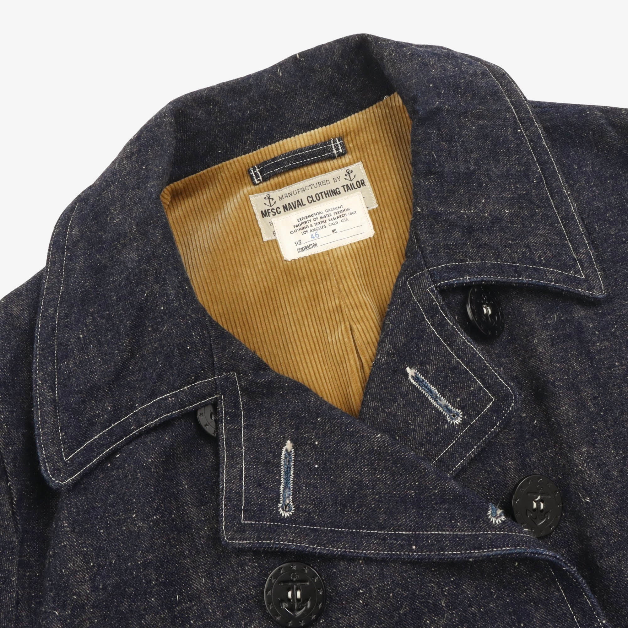 Okinawa Denim Peacoat