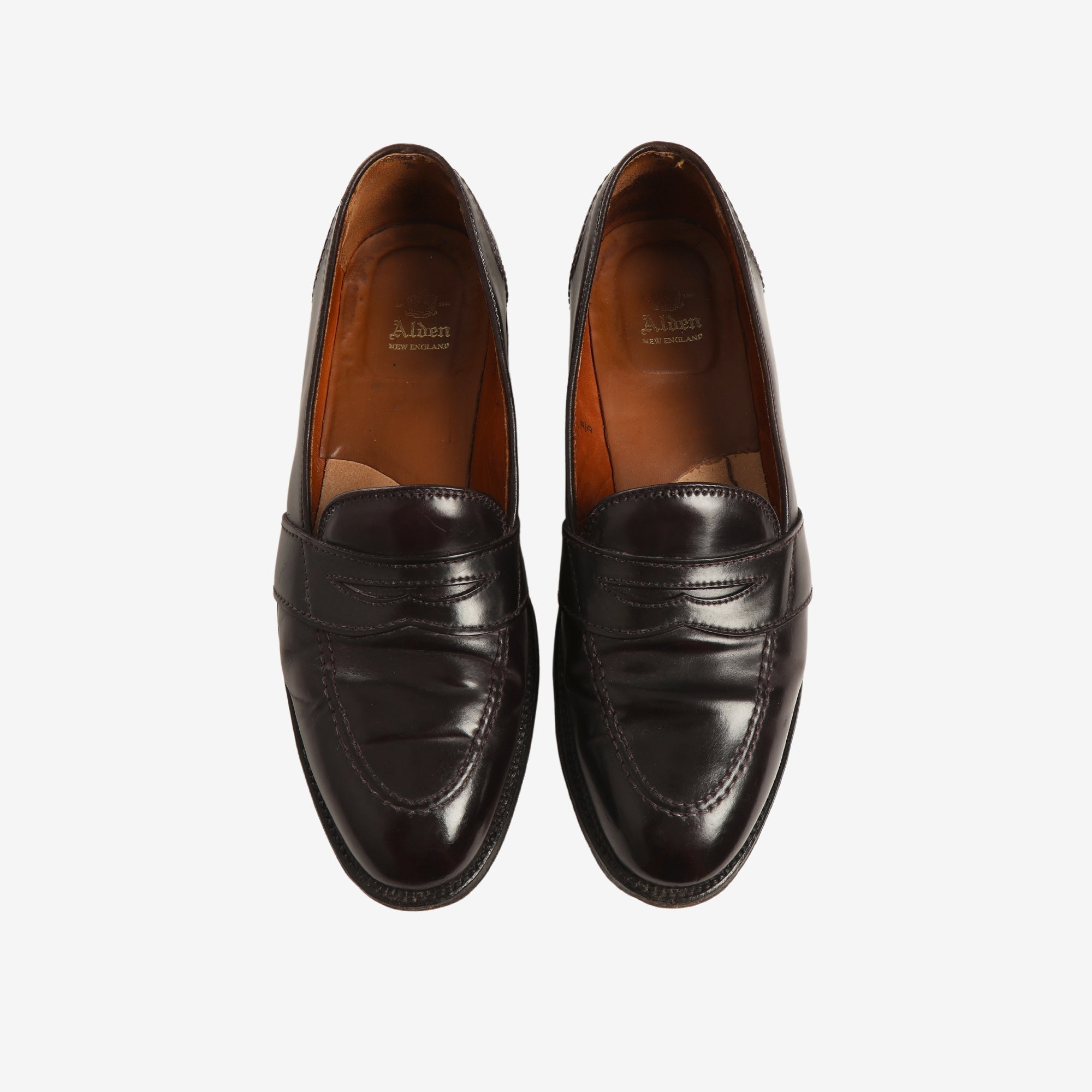 684 Cordovan Penny Loafers + Trees