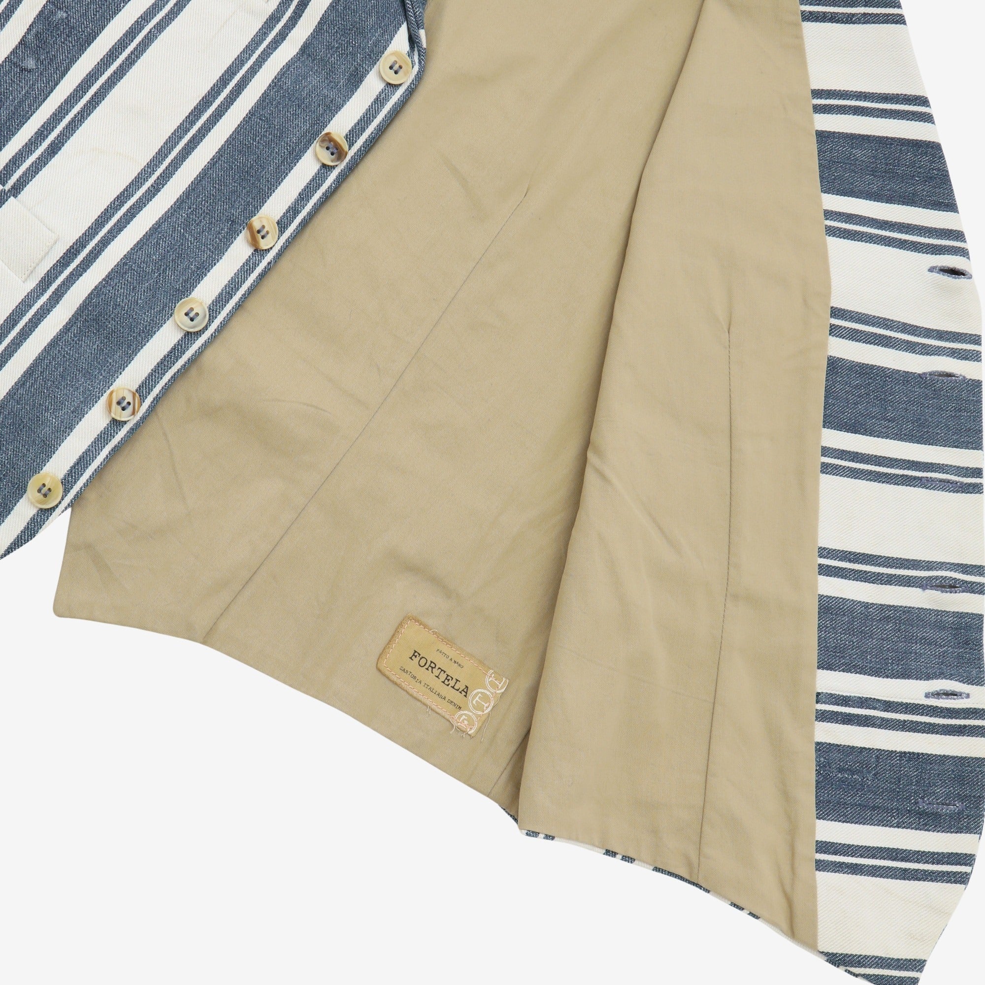 Striped 4 Pocket Waistcoat