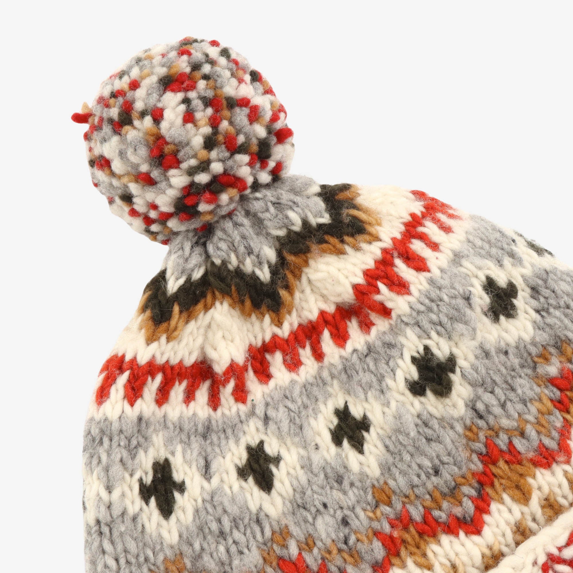 Double Cuff Fairisle Beanie